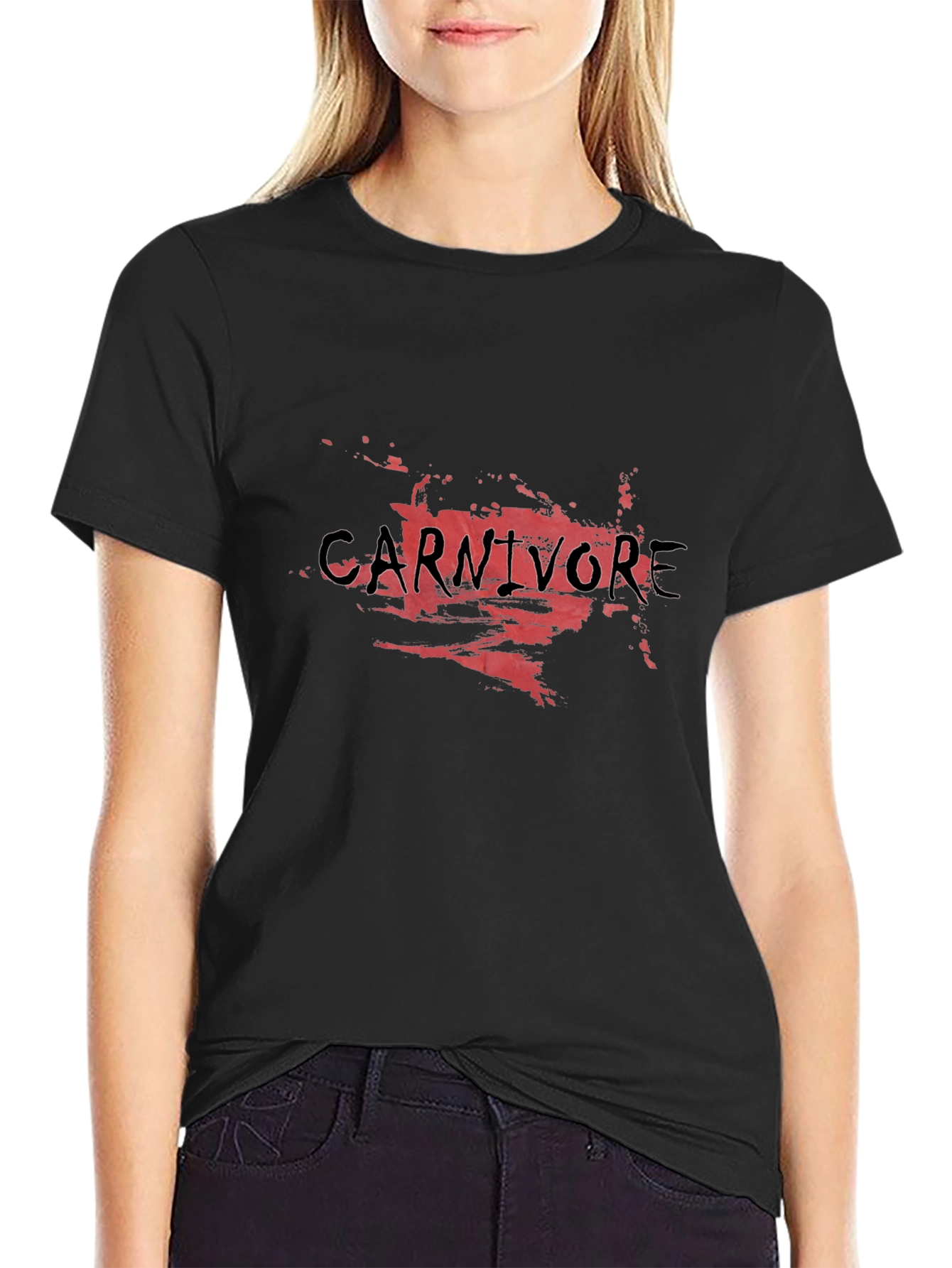 Carnivore Graphic Print T-Shirt