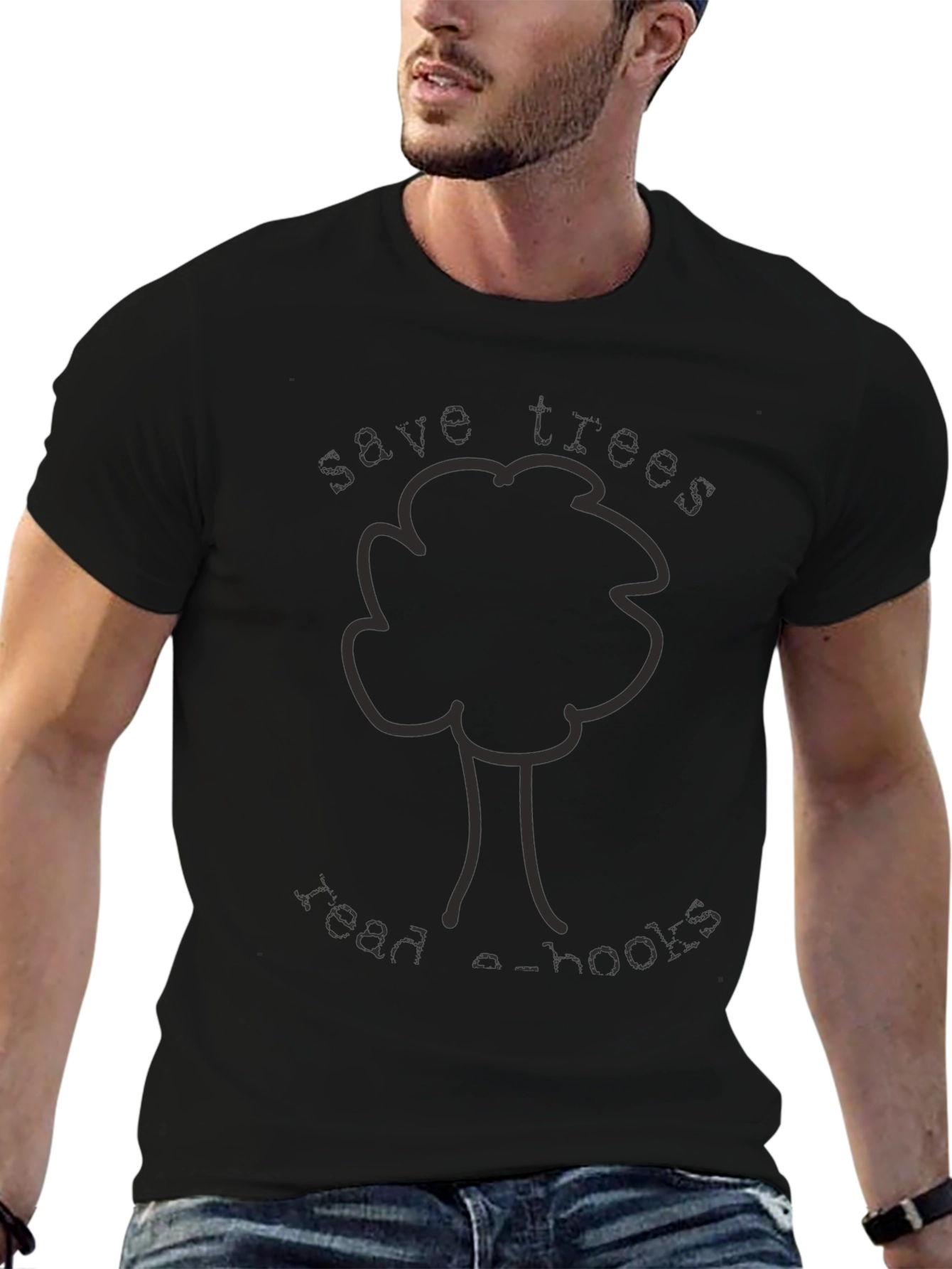 Eco-Friendly Tree Graphic T-Shirt