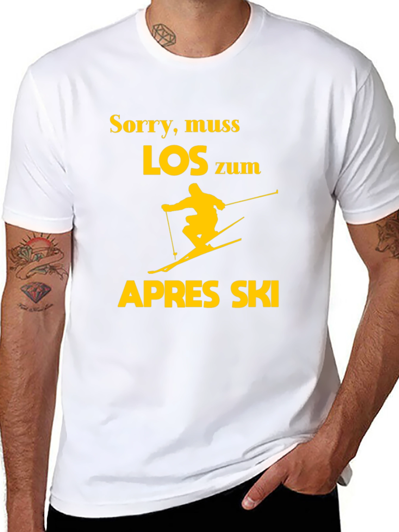 Après Ski Skiing T-Shirt - Sorry muss LOS zum Apres Ski