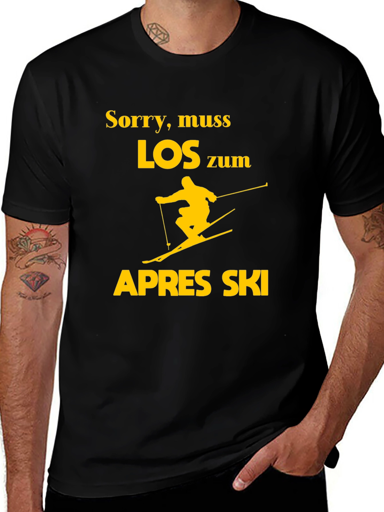 Après Ski Skiing T-Shirt - Sorry muss LOS zum Apres Ski