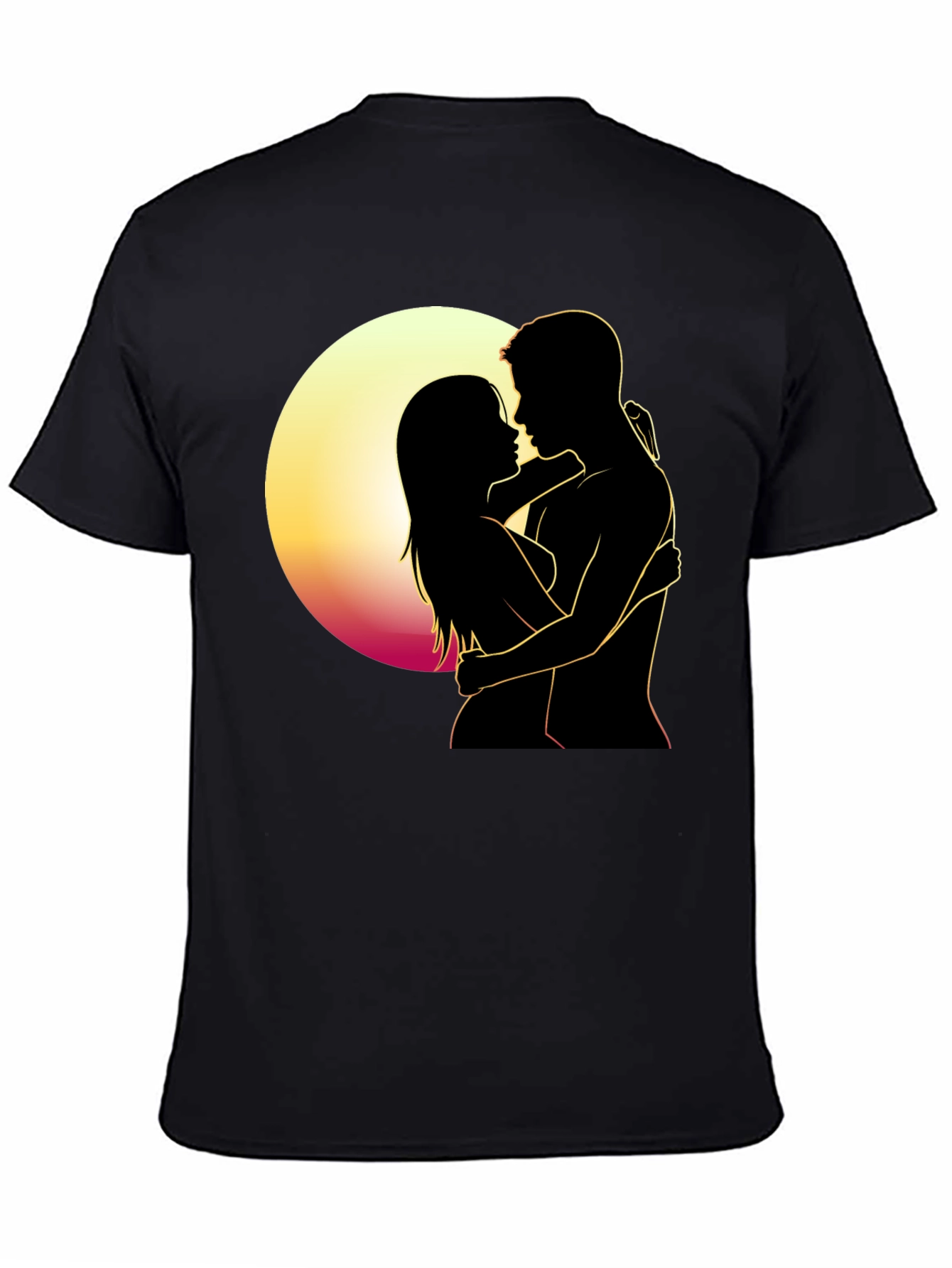 Romantic Silhouette T-Shirt - Embrace the Moment