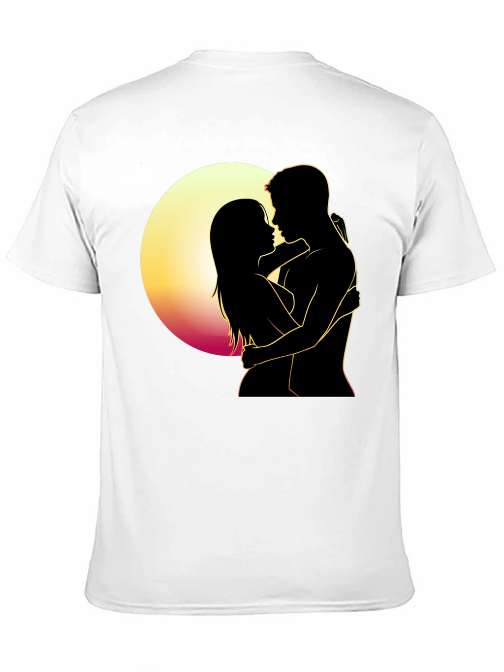 Romantic Silhouette T-Shirt - Embrace the Moment