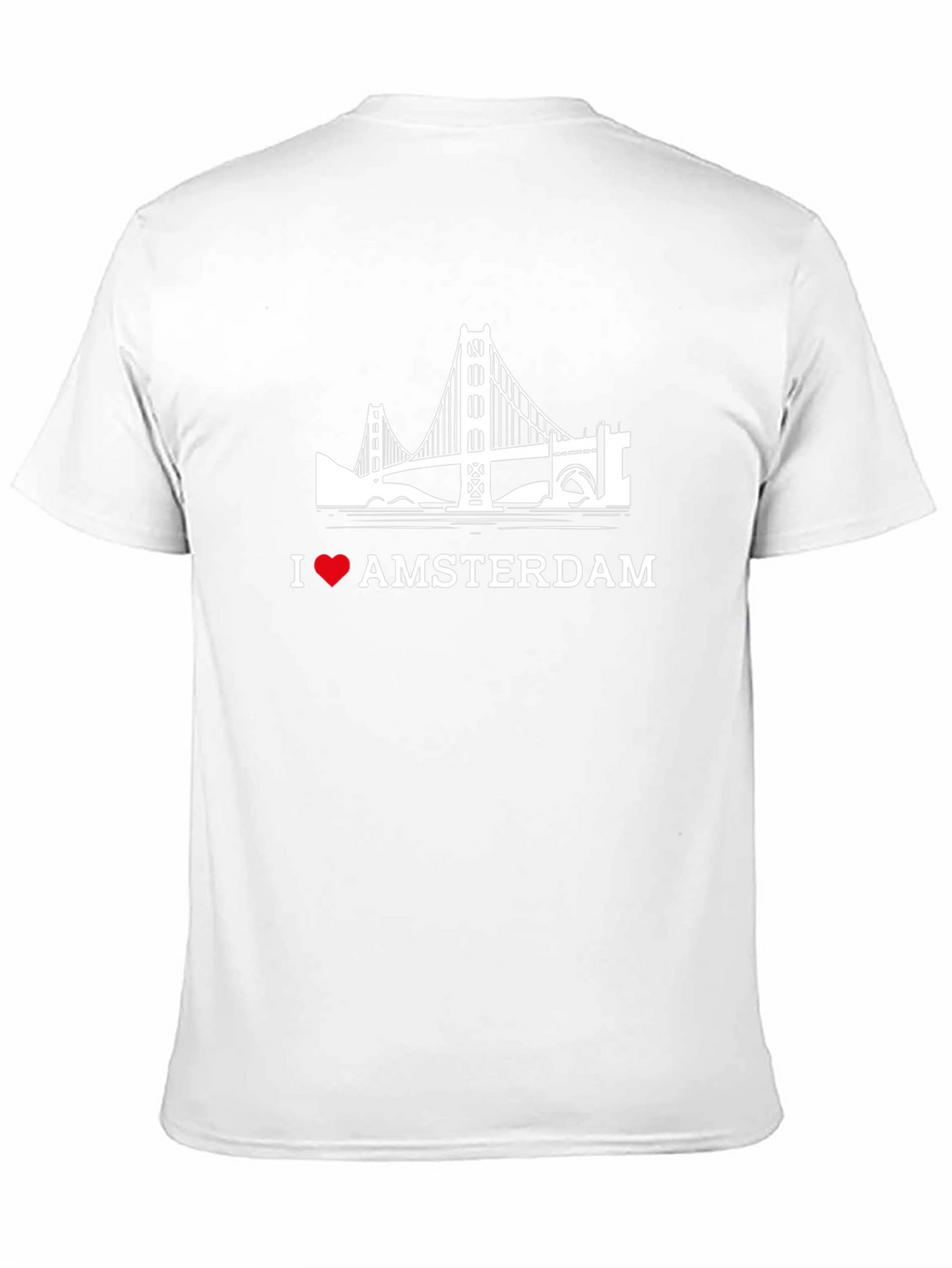 I Heart Amsterdam Graphic T-Shirt - Black
