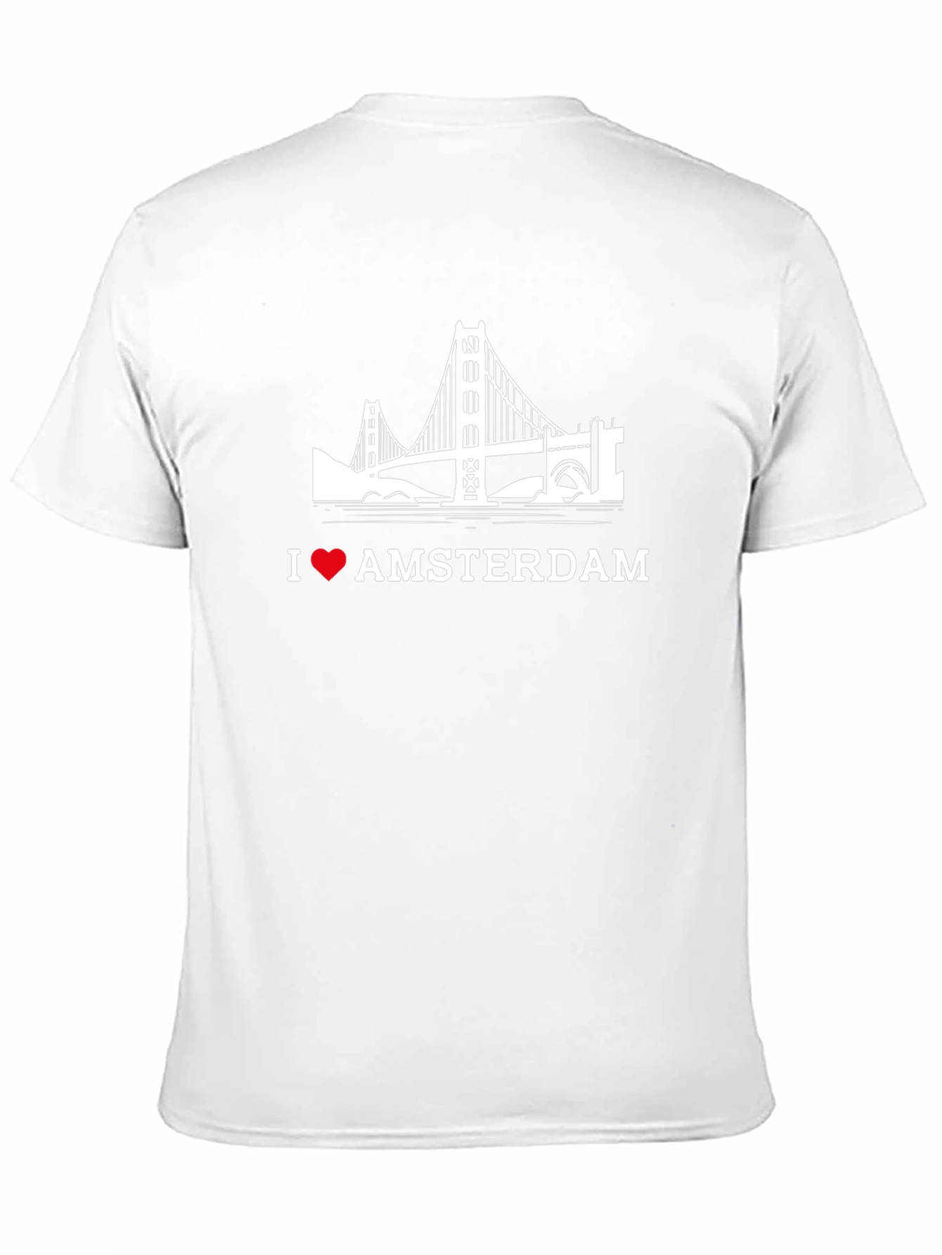 I Heart Amsterdam Graphic T-Shirt - Black