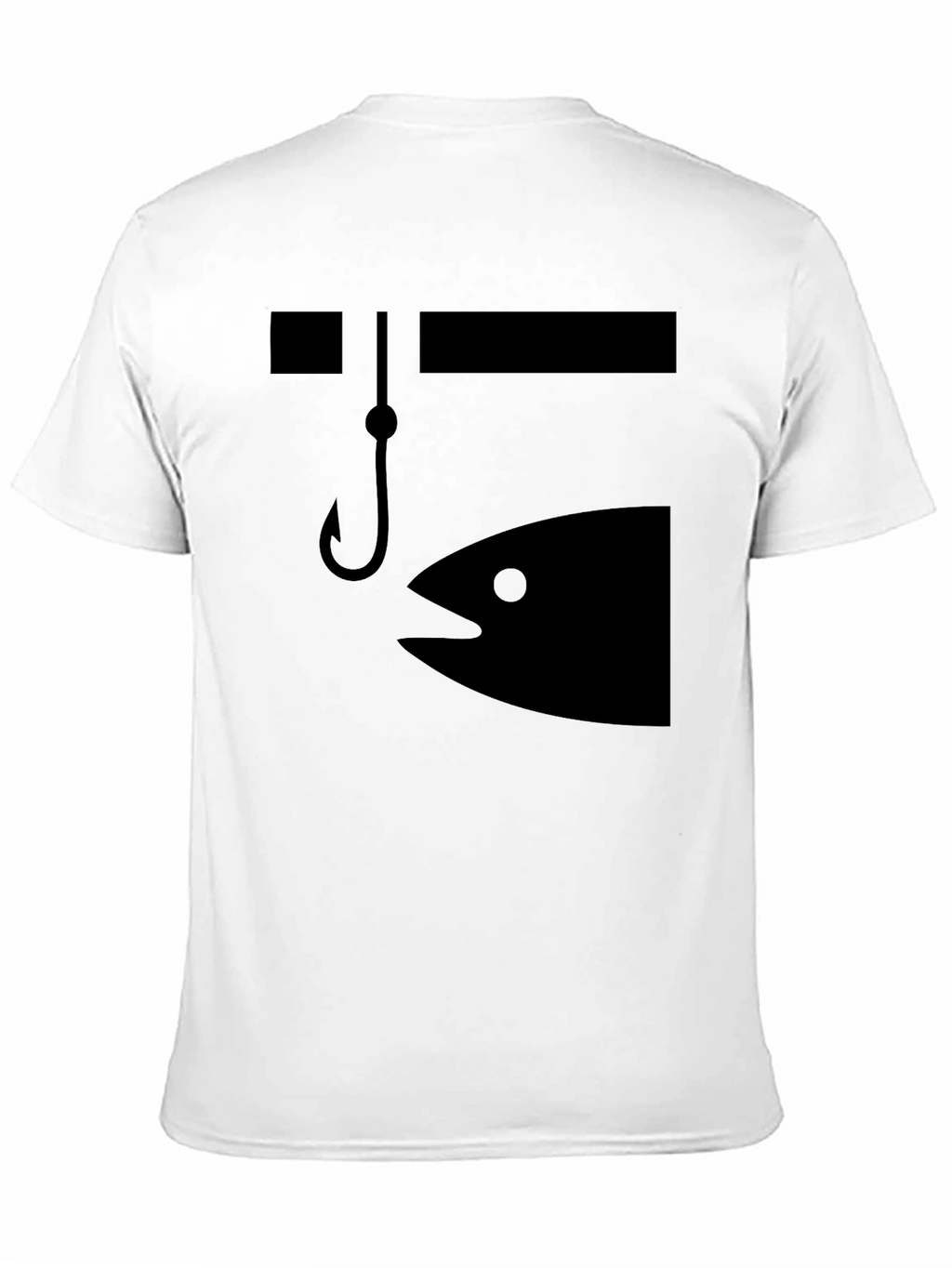 Fishing Graphic Tee - Bait & Hook Design