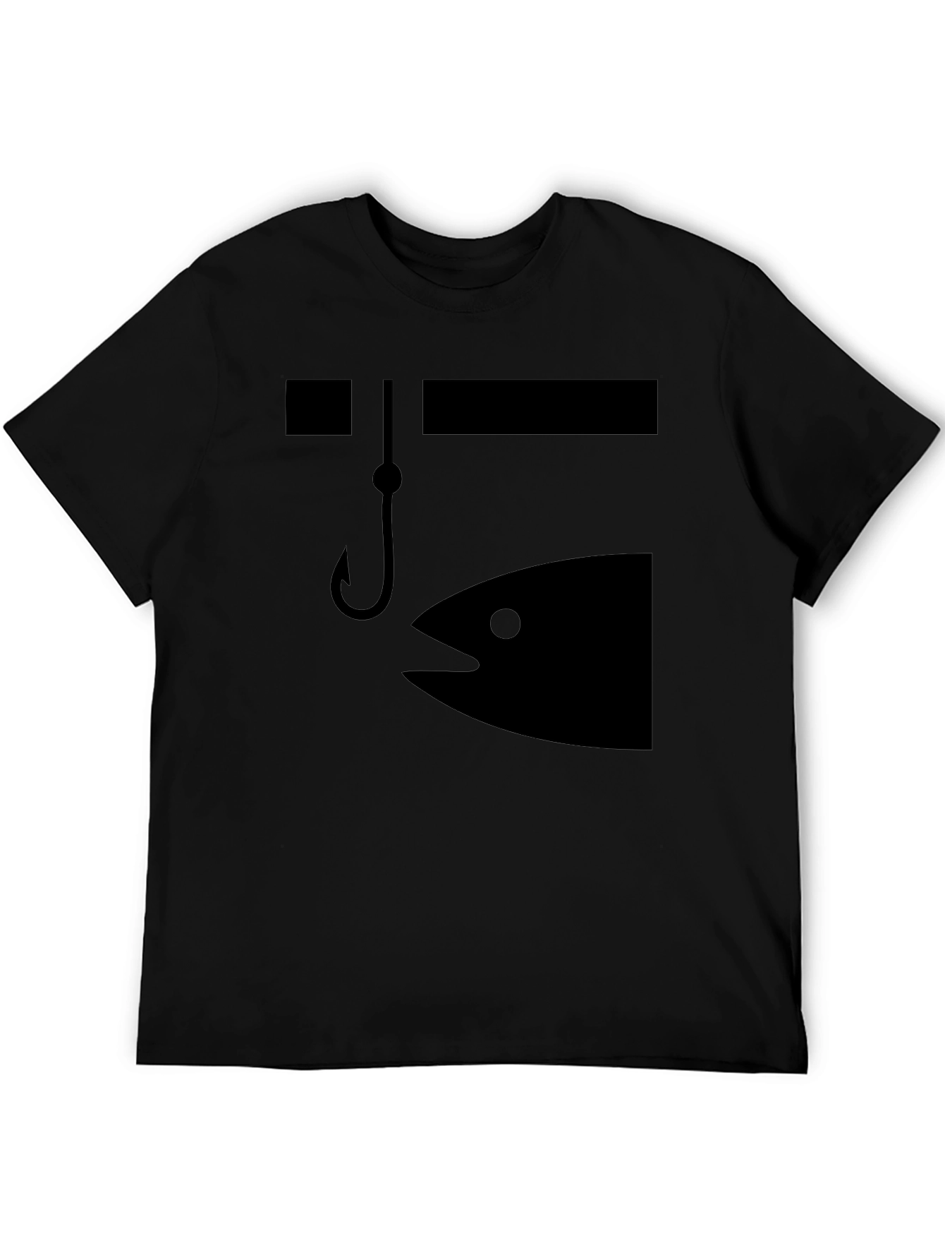 Fishing Graphic Tee - Bait & Hook Design