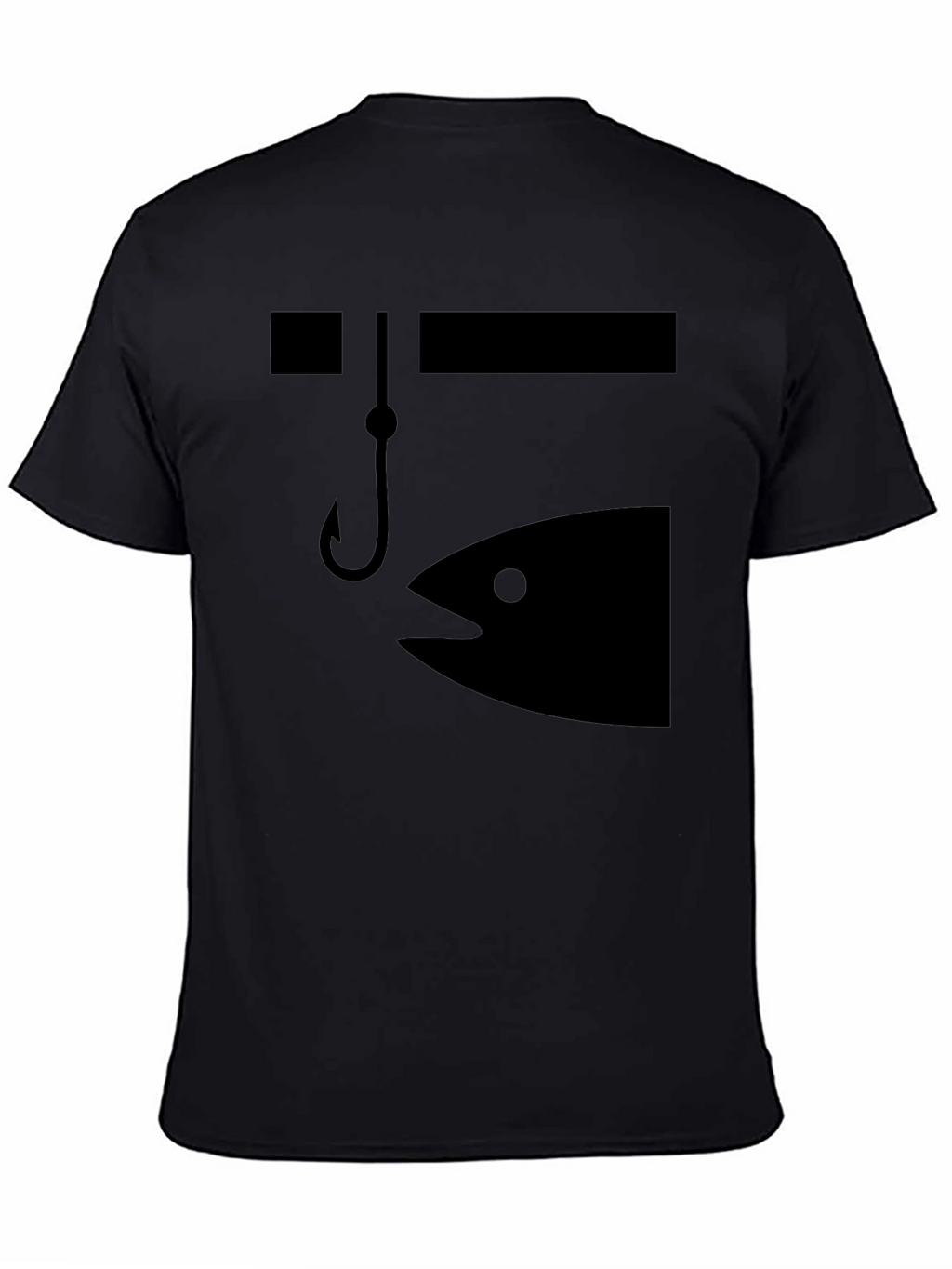 Fishing Graphic Tee - Bait & Hook Design