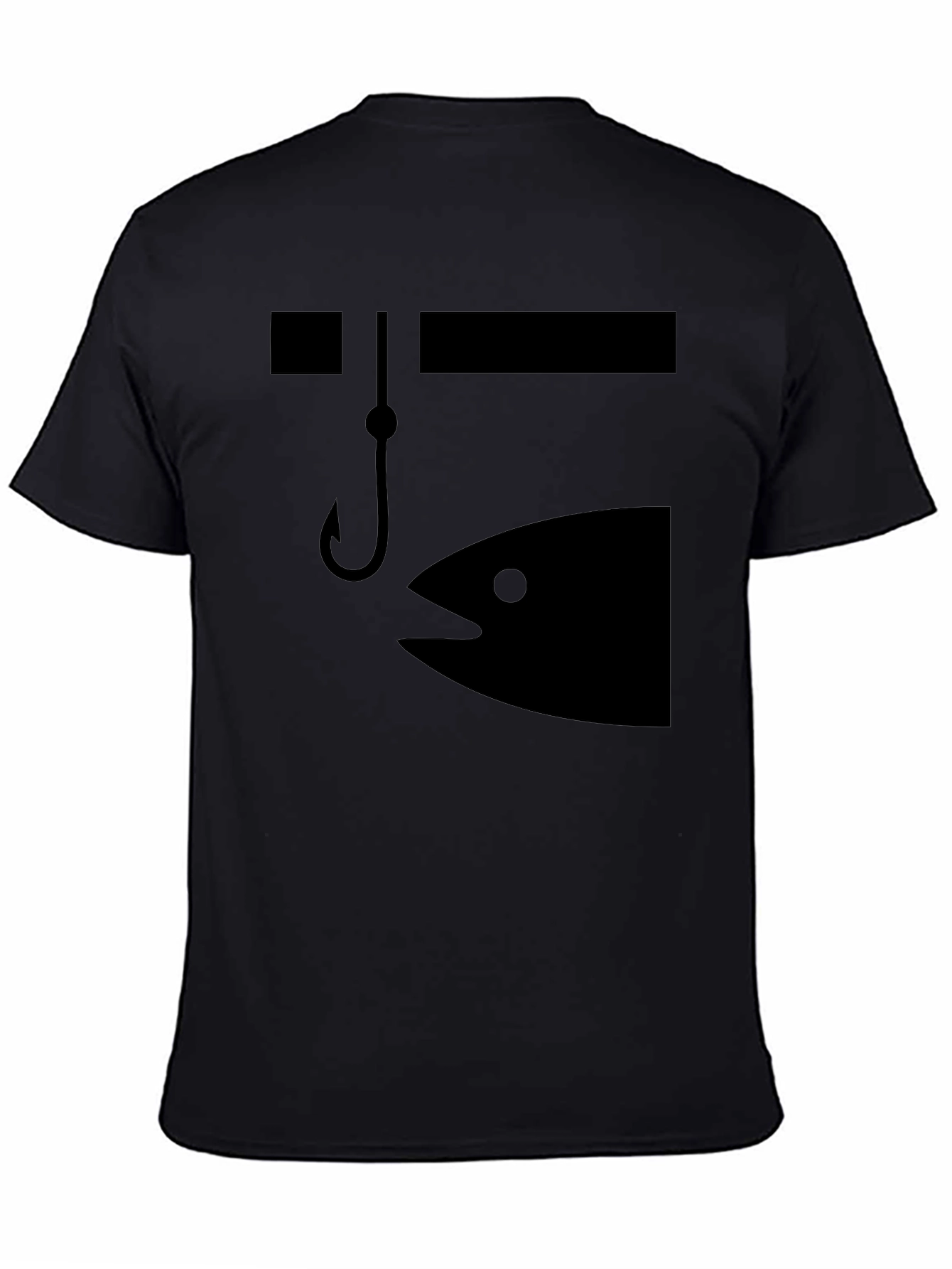 Fishing Graphic Tee - Bait & Hook Design