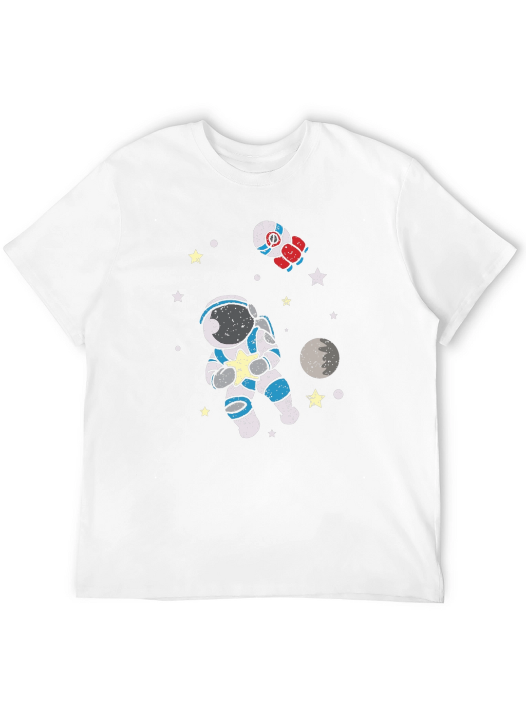 Astronaut in Space Graphic Tee - Black