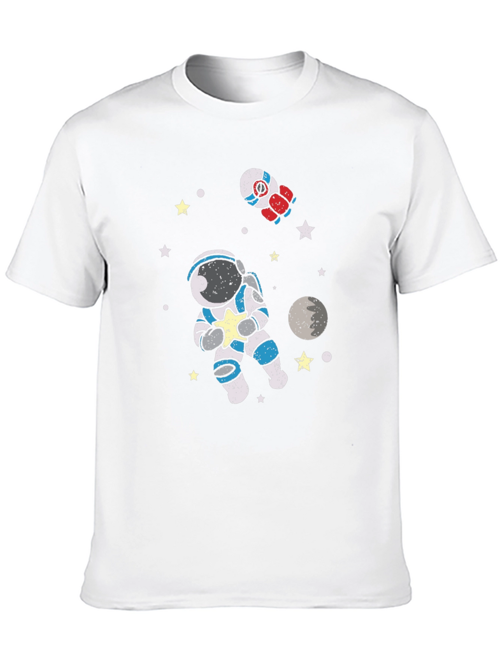 Astronaut in Space Graphic Tee - Black