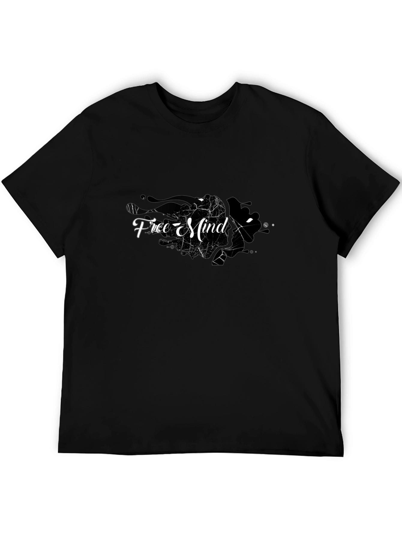Free Mind Graphic Black Tee