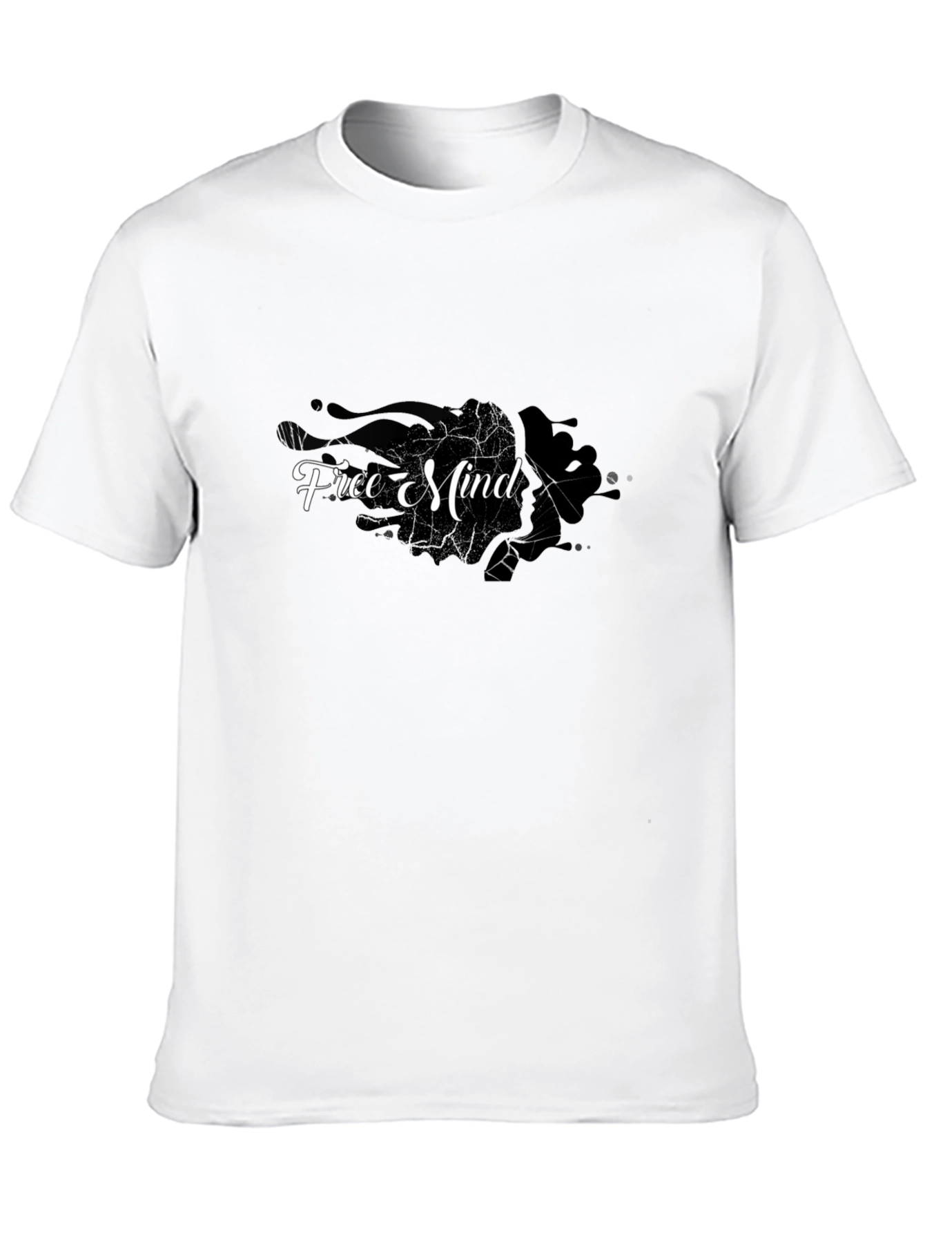 Free Mind Graphic Black Tee