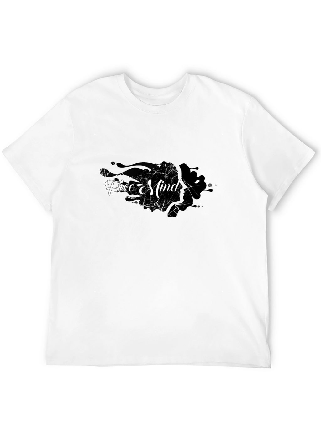 Free Mind Graphic Black Tee