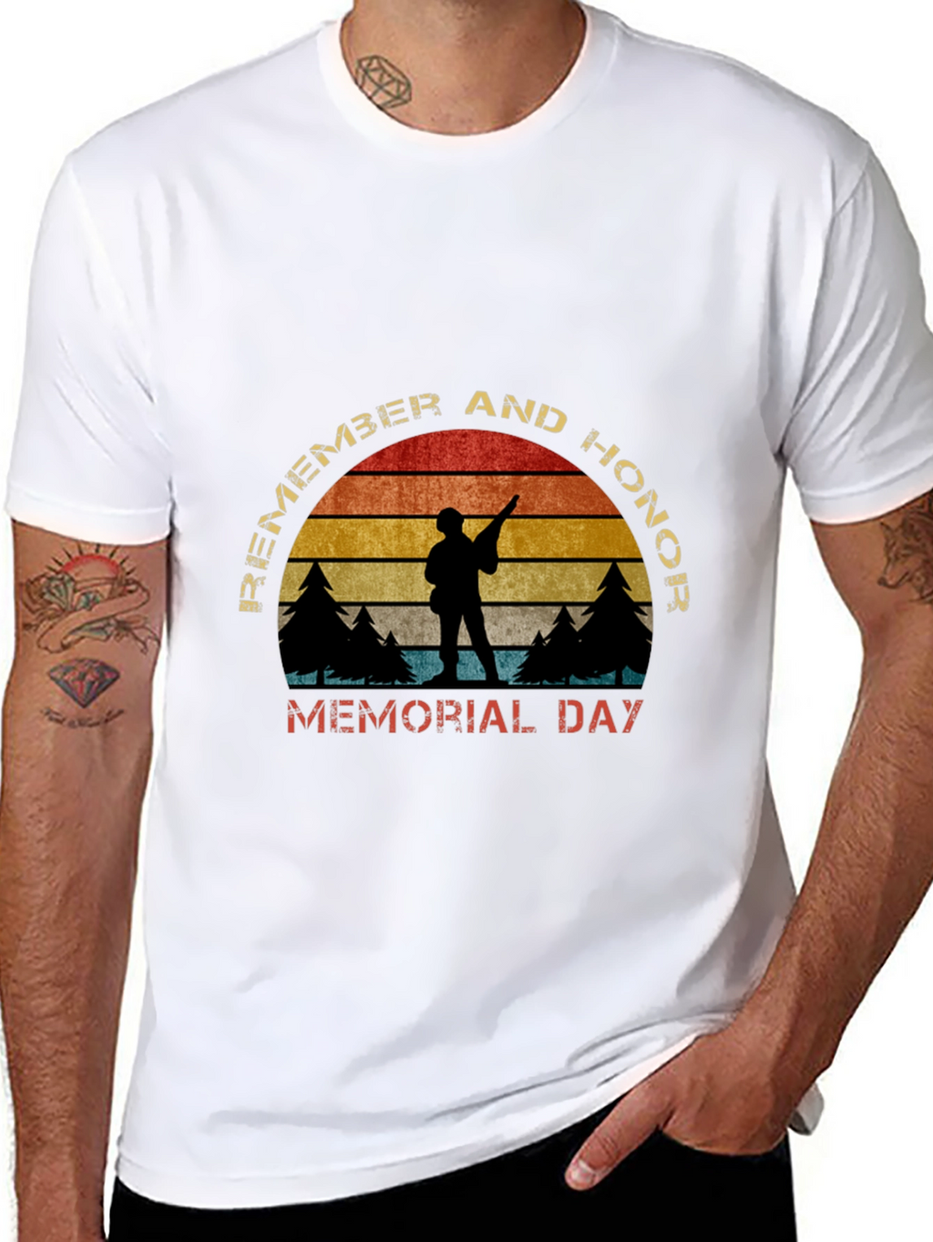 Remember and Honor Memorial Day T-Shirt