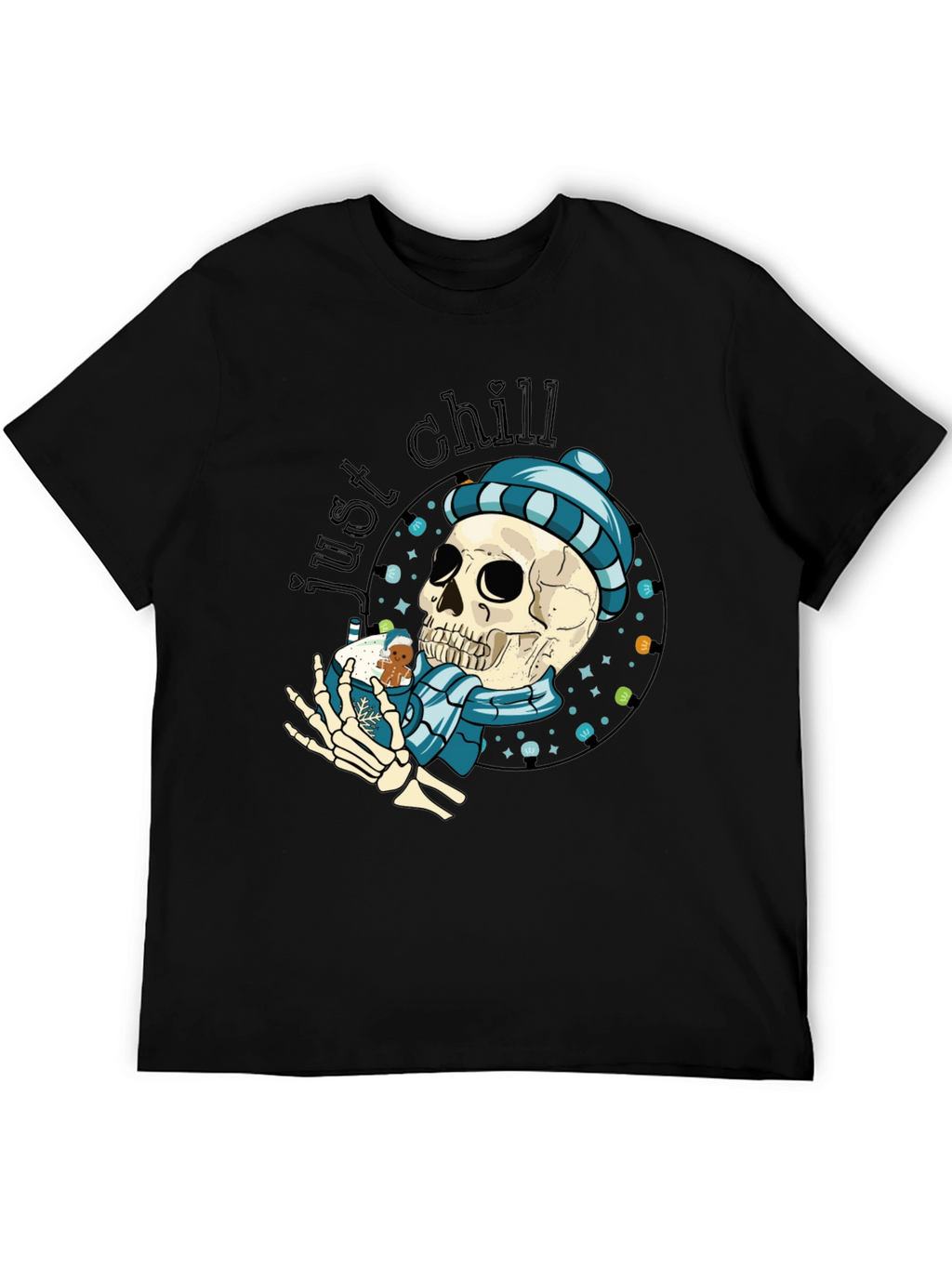 Just Chill Skeleton Winter T-Shirt