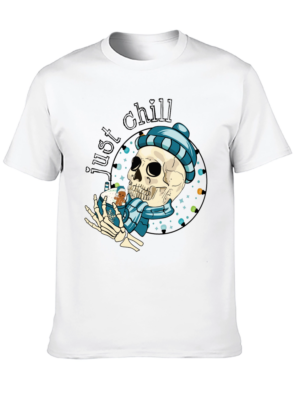 Just Chill Skeleton Winter T-Shirt