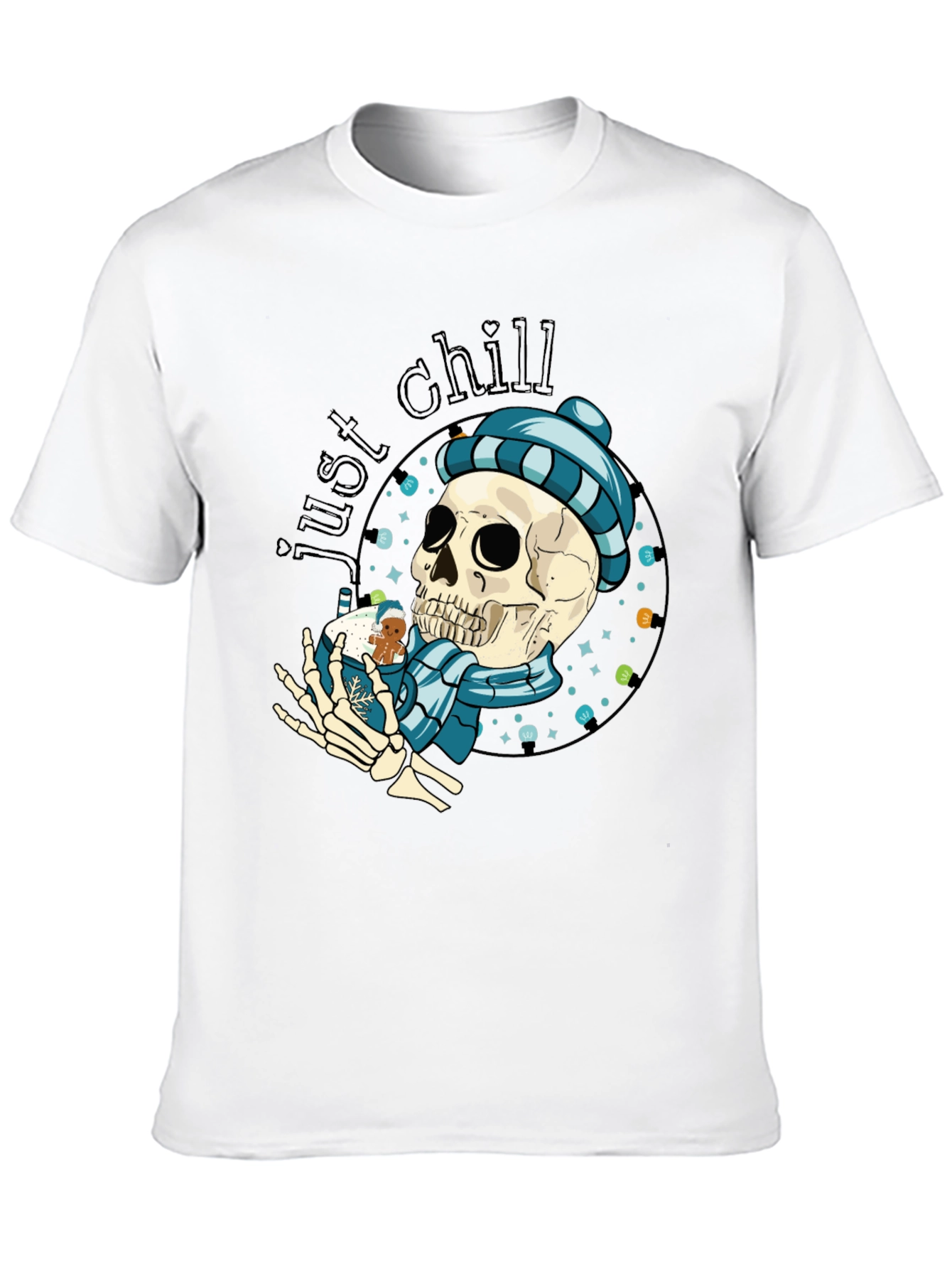 Just Chill Skeleton Winter T-Shirt