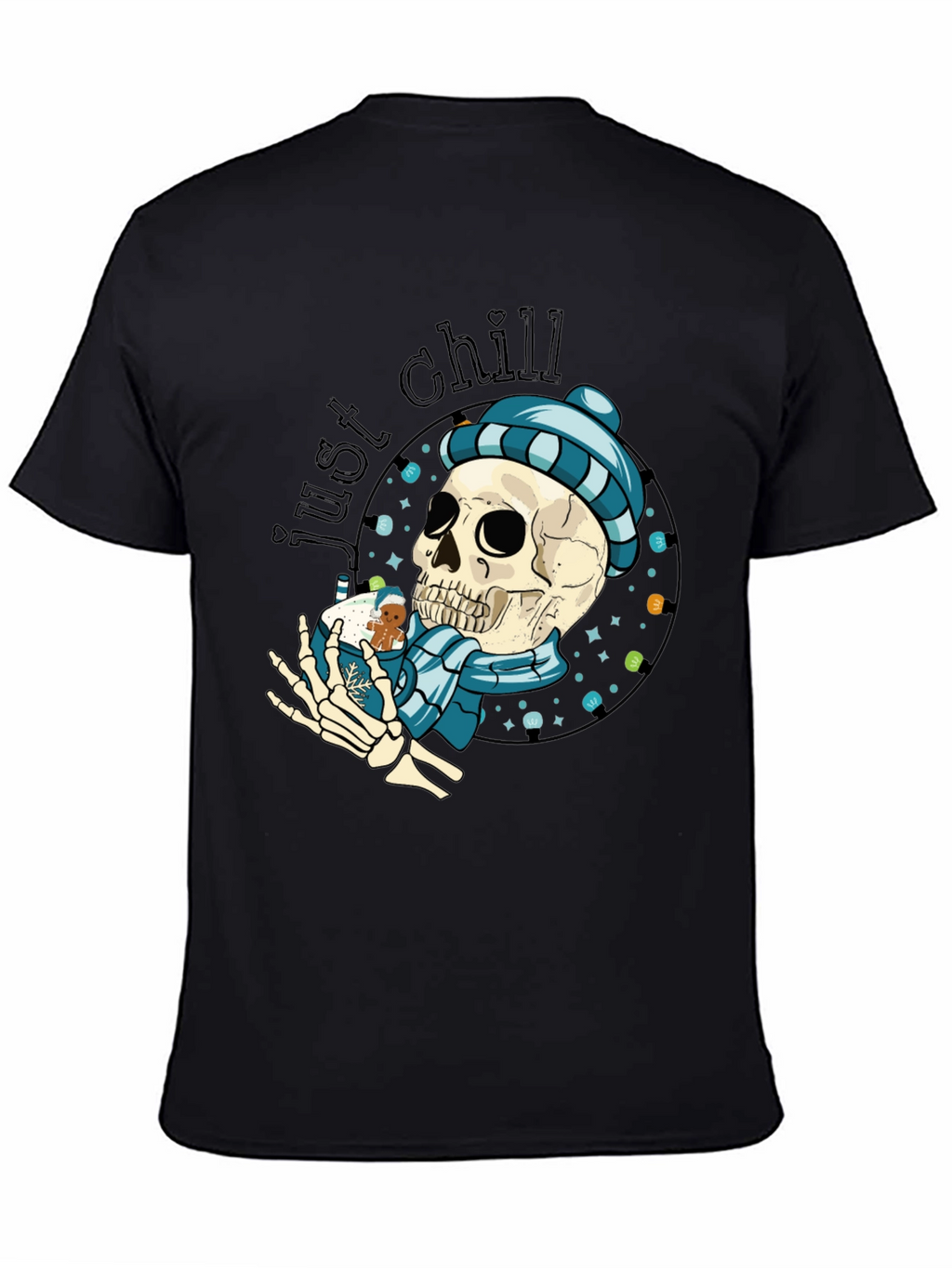 Just Chill Skeleton Winter T-Shirt