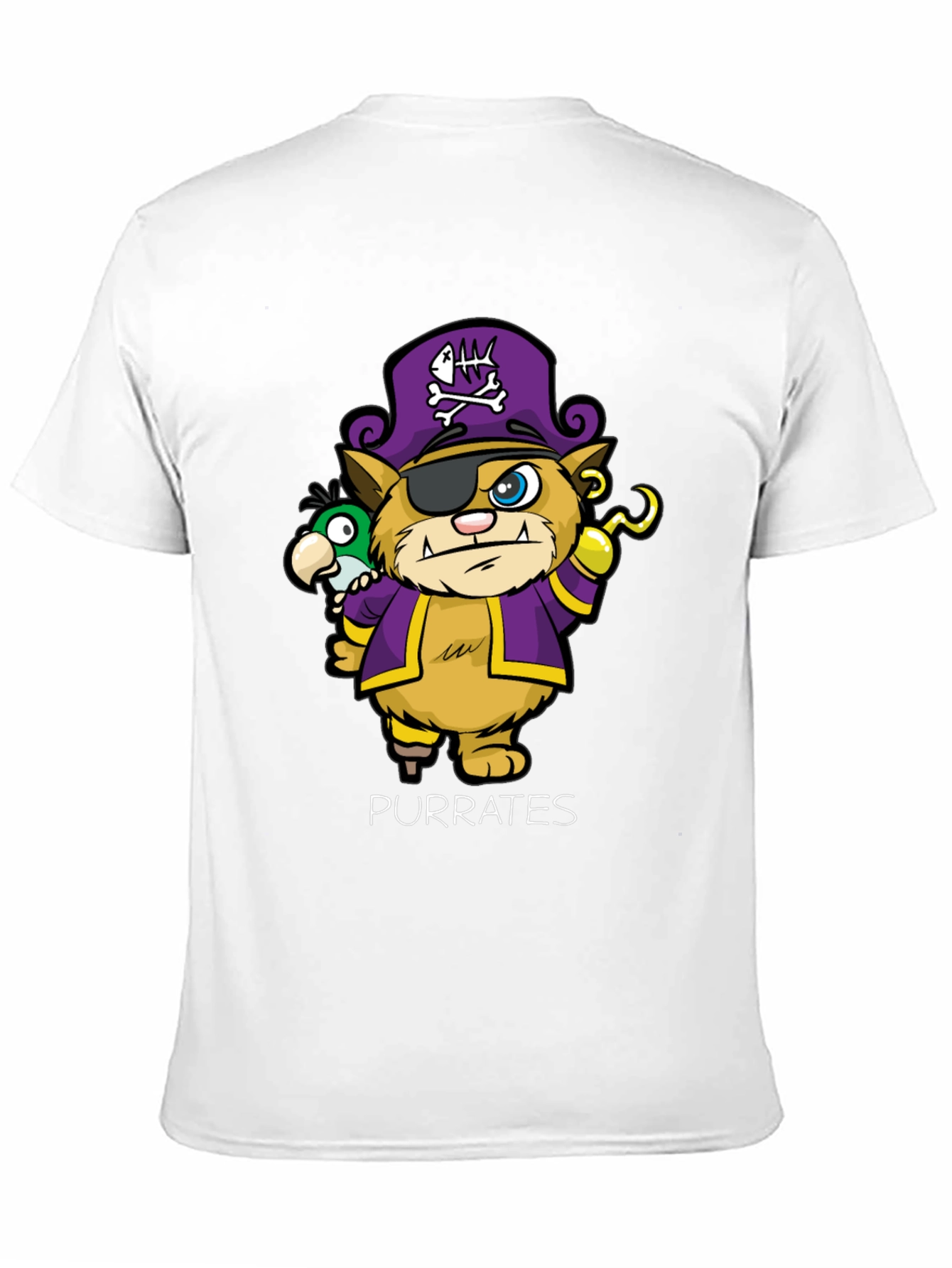 Purrates T-Shirt - Cat Pirate Design