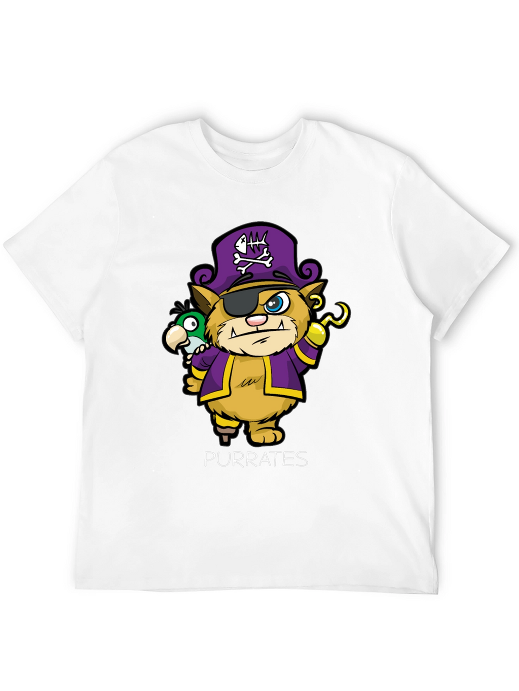 Purrates T-Shirt - Cat Pirate Design