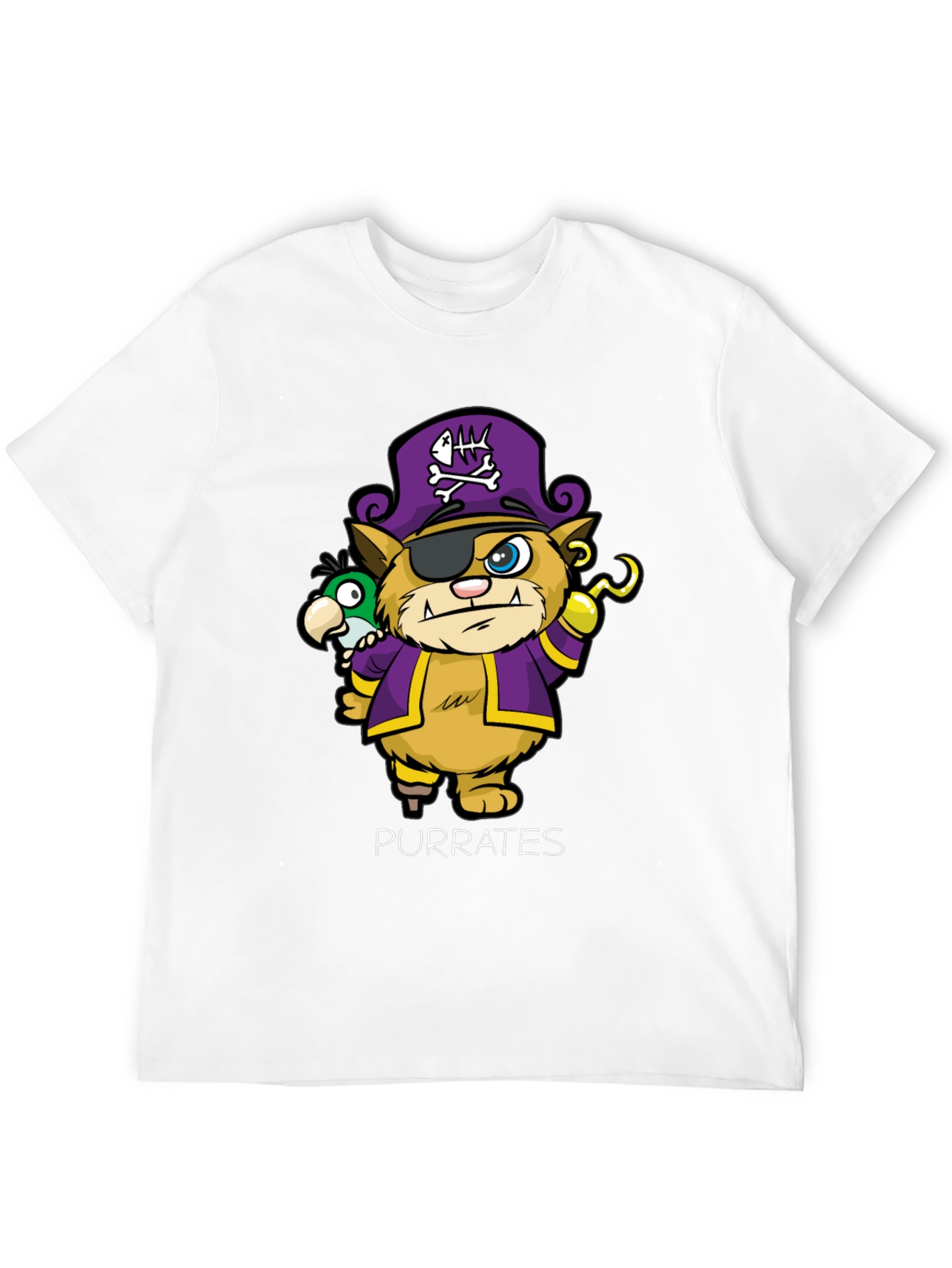 Purrates T-Shirt - Cat Pirate Design