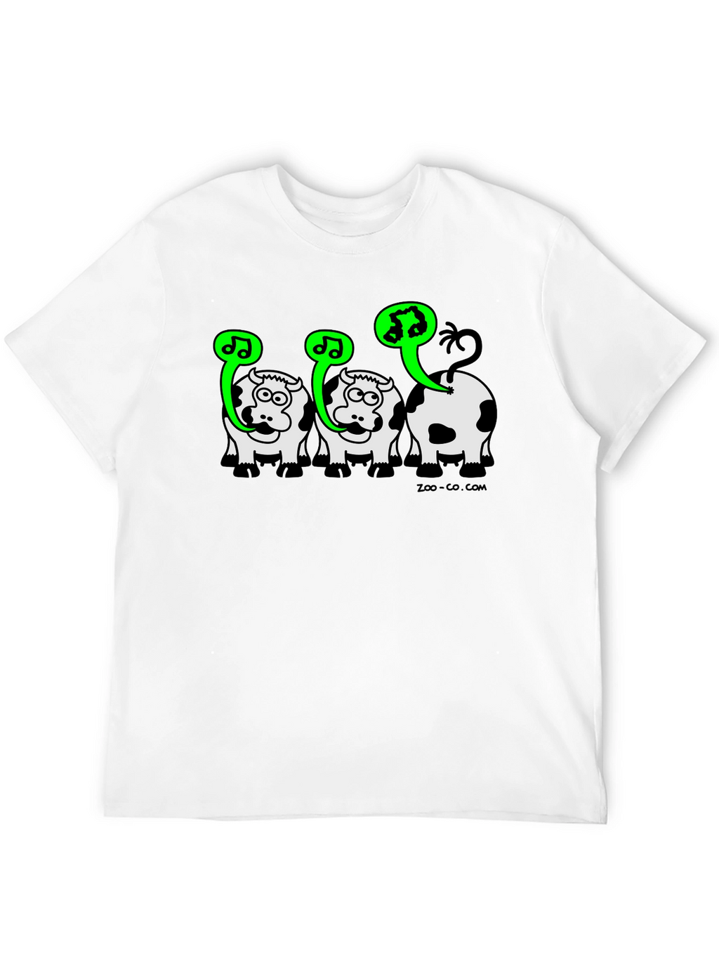 Singing Cow Graphic Tee - Black Unisex T-Shirt