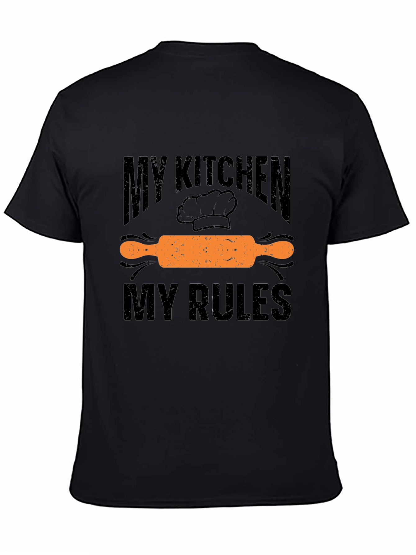 My Kitchen My Rules Black T-Shirt - Chefs Humor