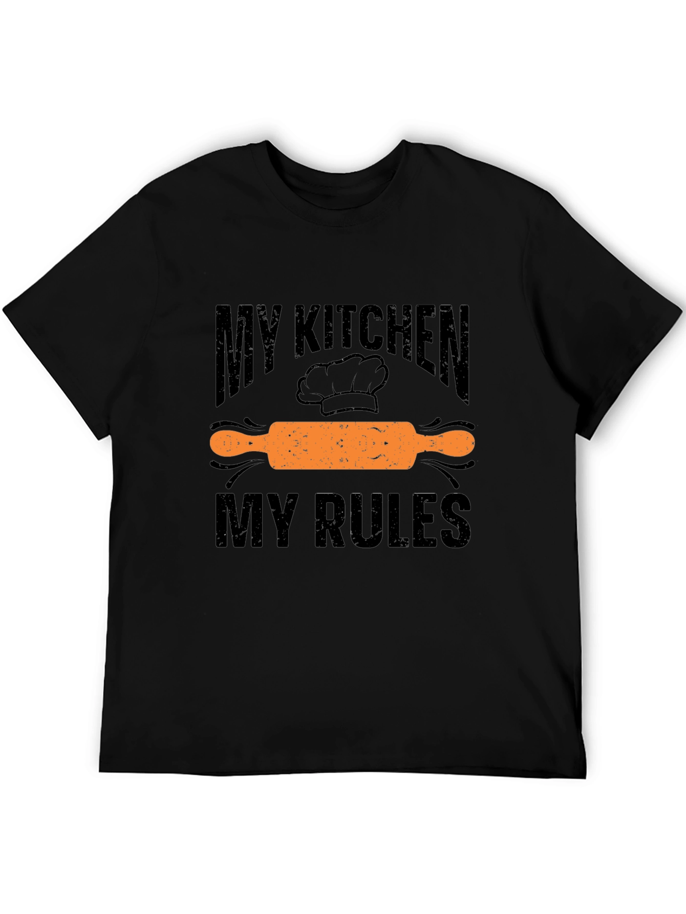 My Kitchen My Rules Black T-Shirt - Chefs Humor