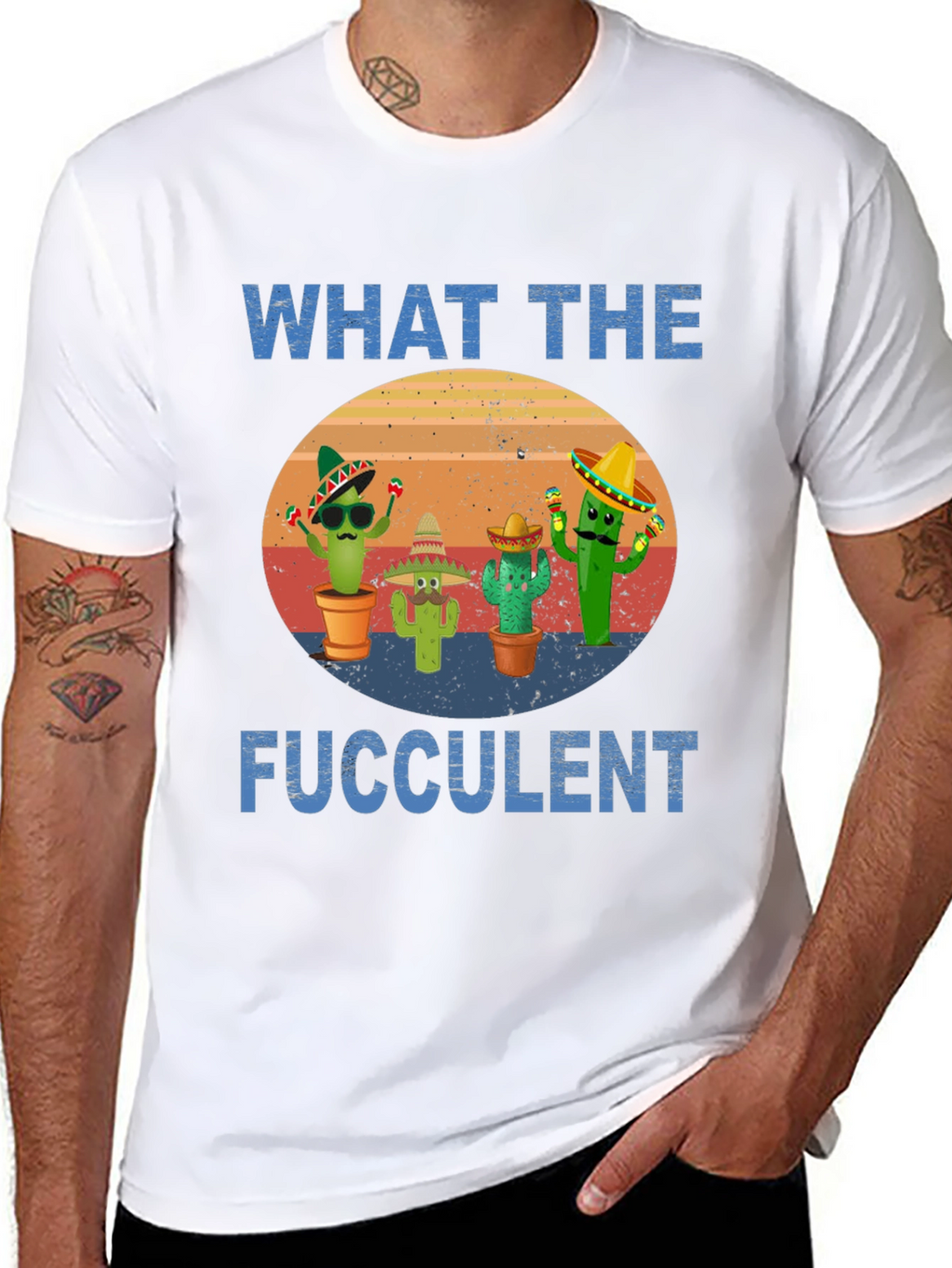What The Fucculent Cactus T-Shirt