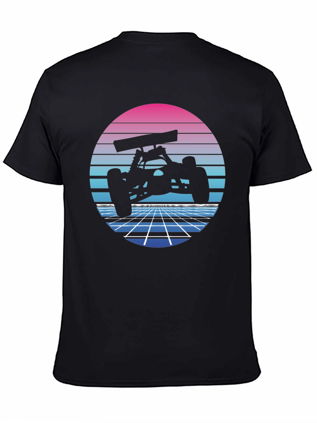 Retro RC Car Black T-Shirt