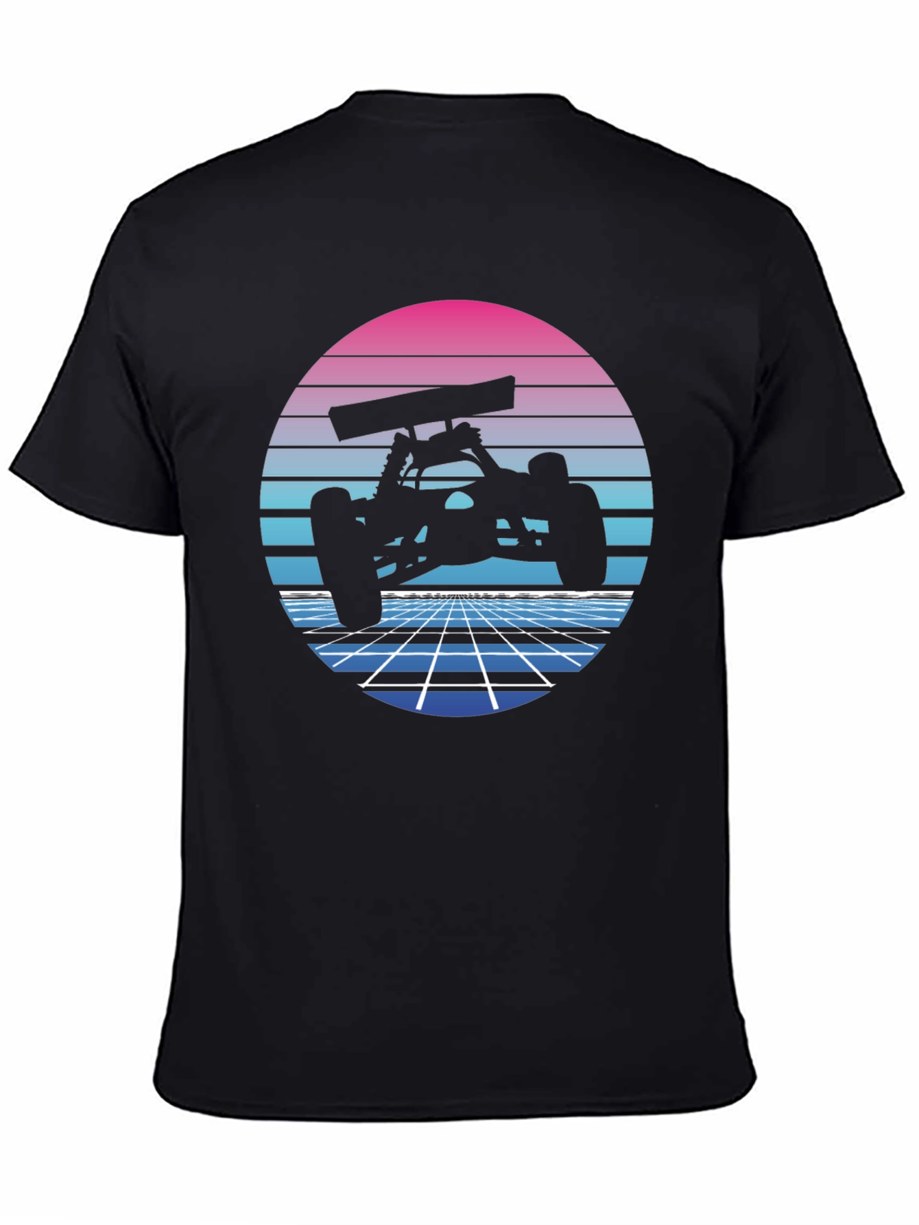Retro RC Car Black T-Shirt