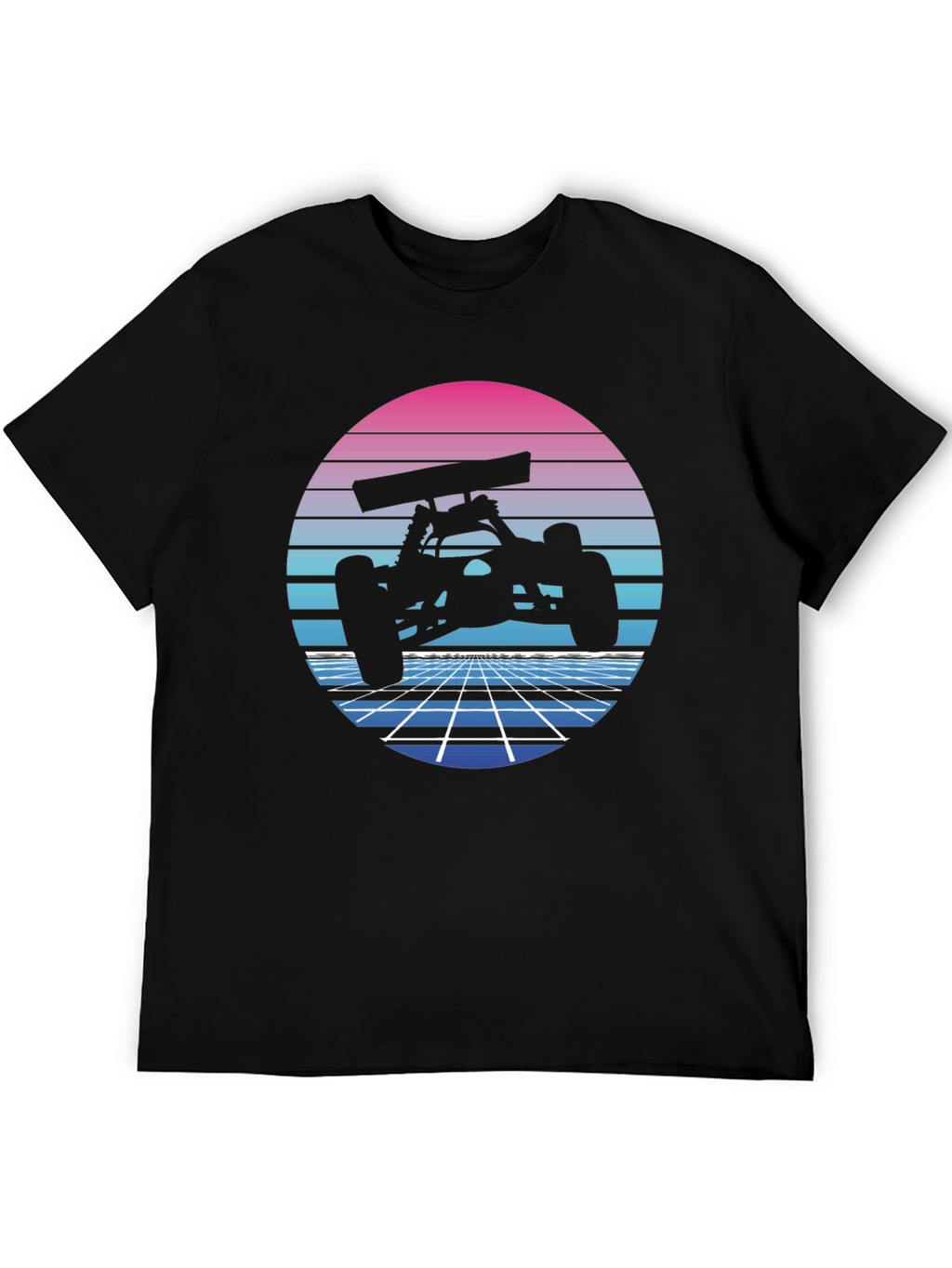 Retro RC Car Black T-Shirt