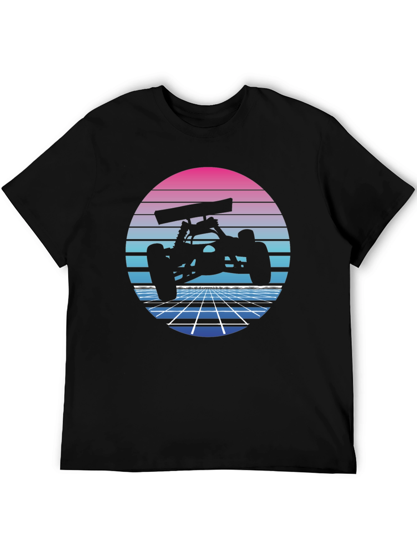 Retro RC Car Black T-Shirt