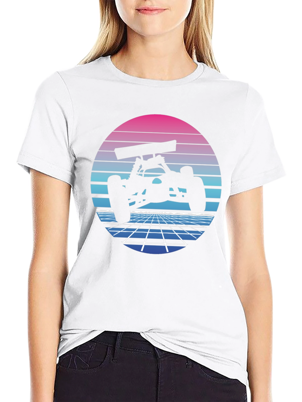Retro RC Car Black T-Shirt
