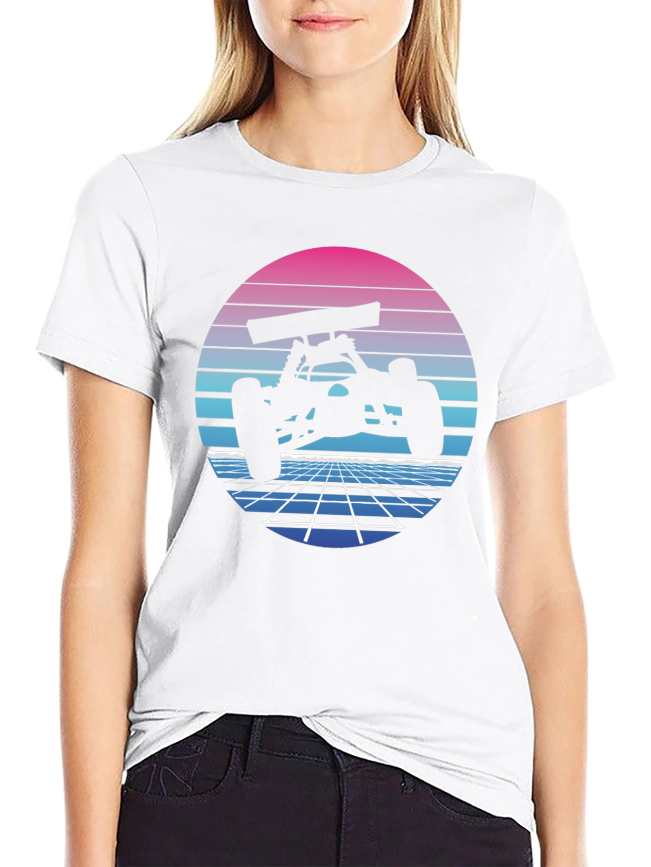 Retro RC Car Black T-Shirt