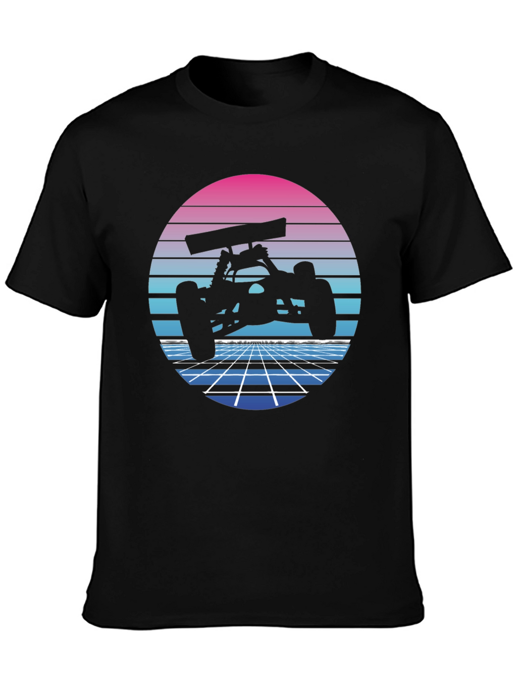 Retro RC Car Black T-Shirt