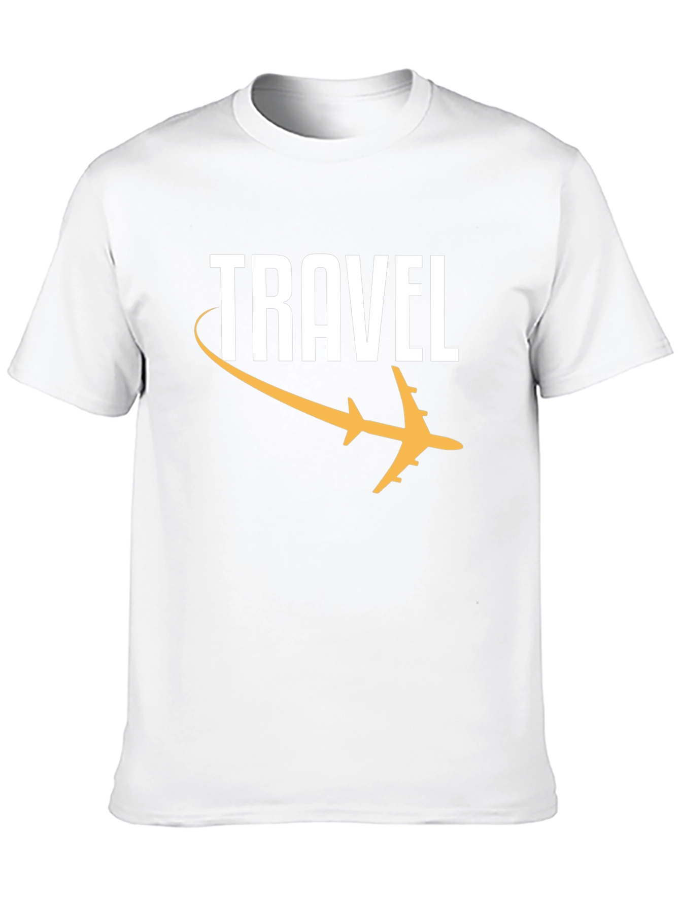 Travel Graphic Tee - Black Airplane T-Shirt