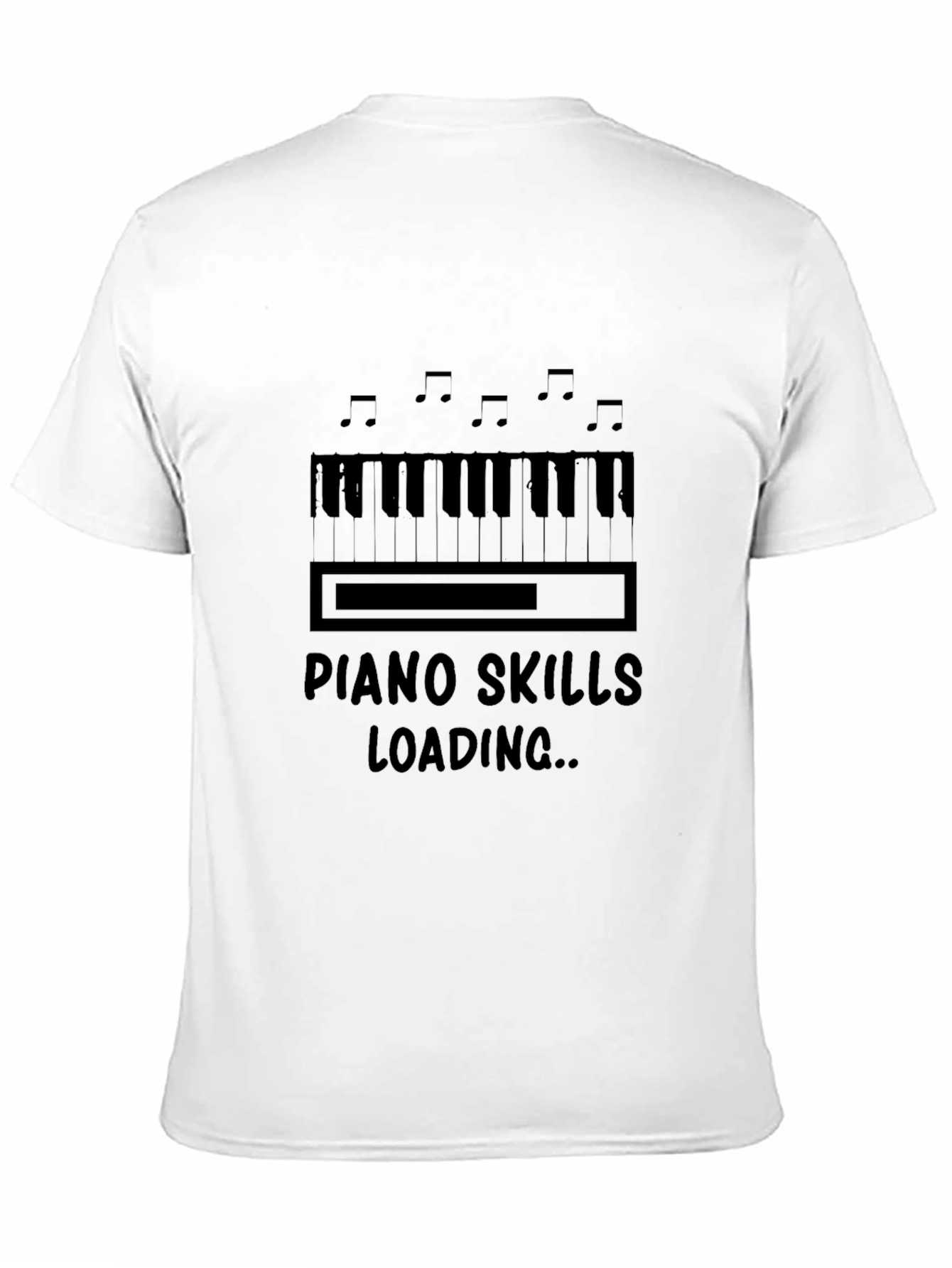 Piano Skills Loading Graphic T-Shirt Musician Tee