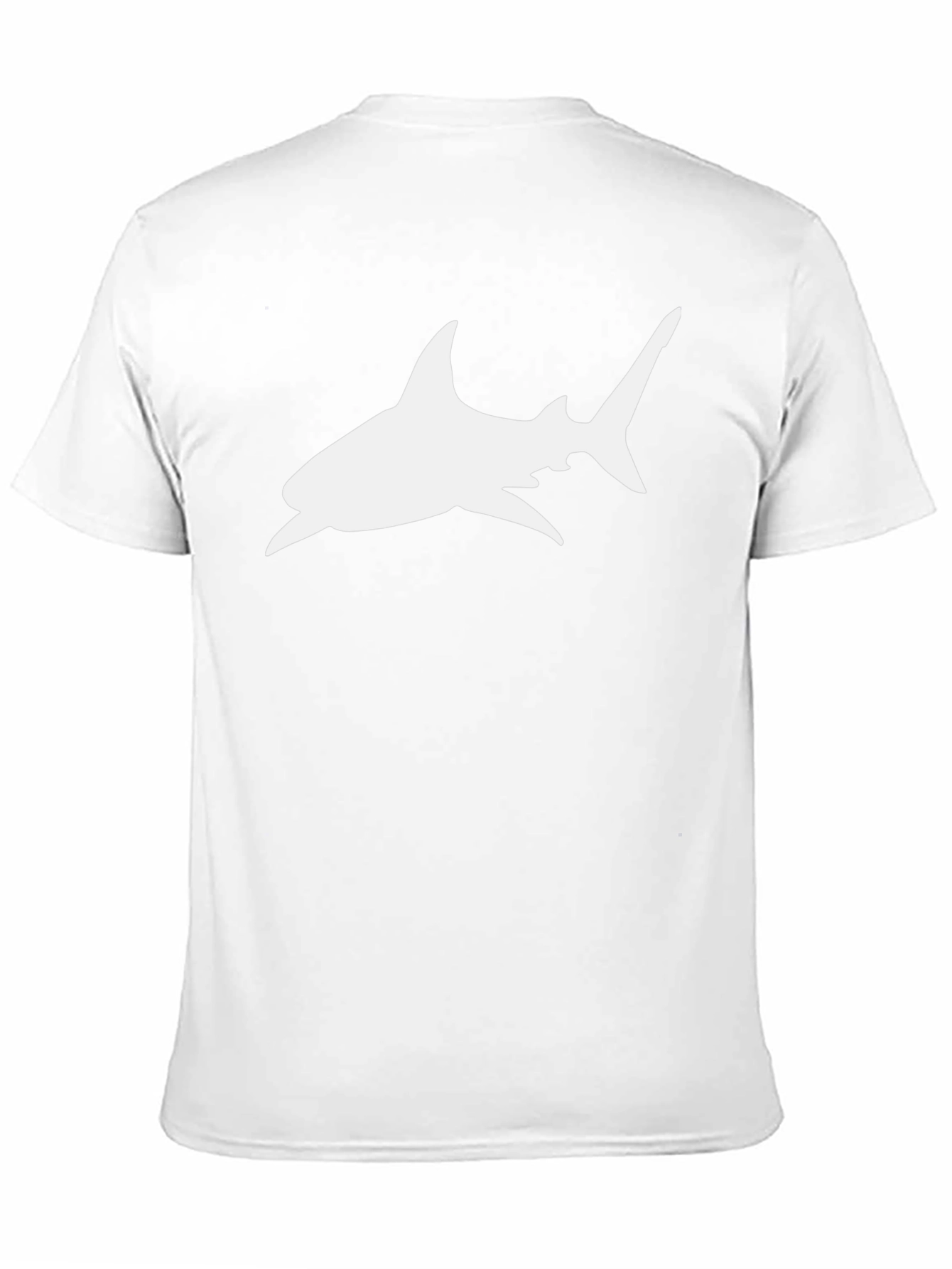 Black Shark Graphic Tee - Mens Casual T-Shirt