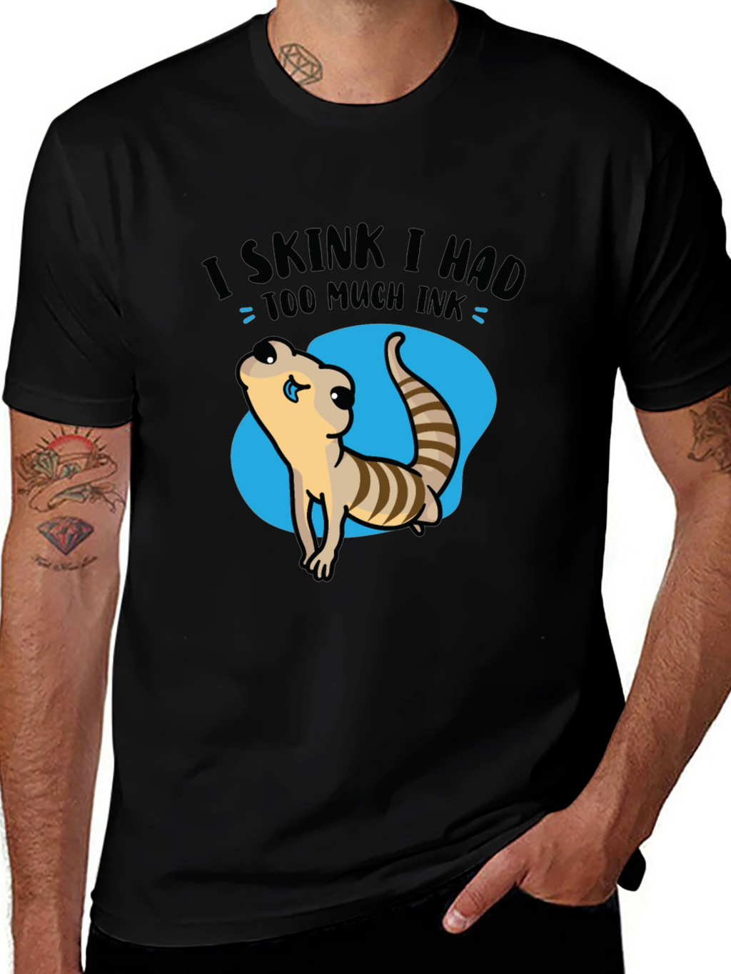 Funny Skink Graphic T-Shirt