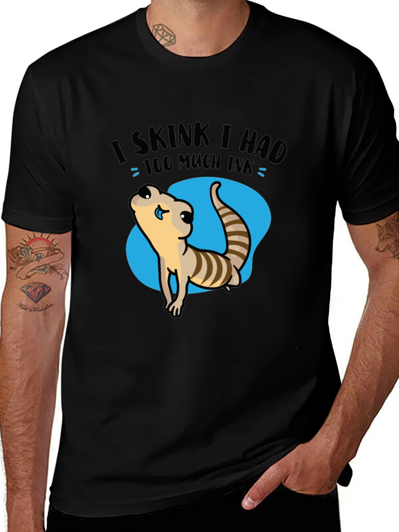 Funny Skink Graphic T-Shirt