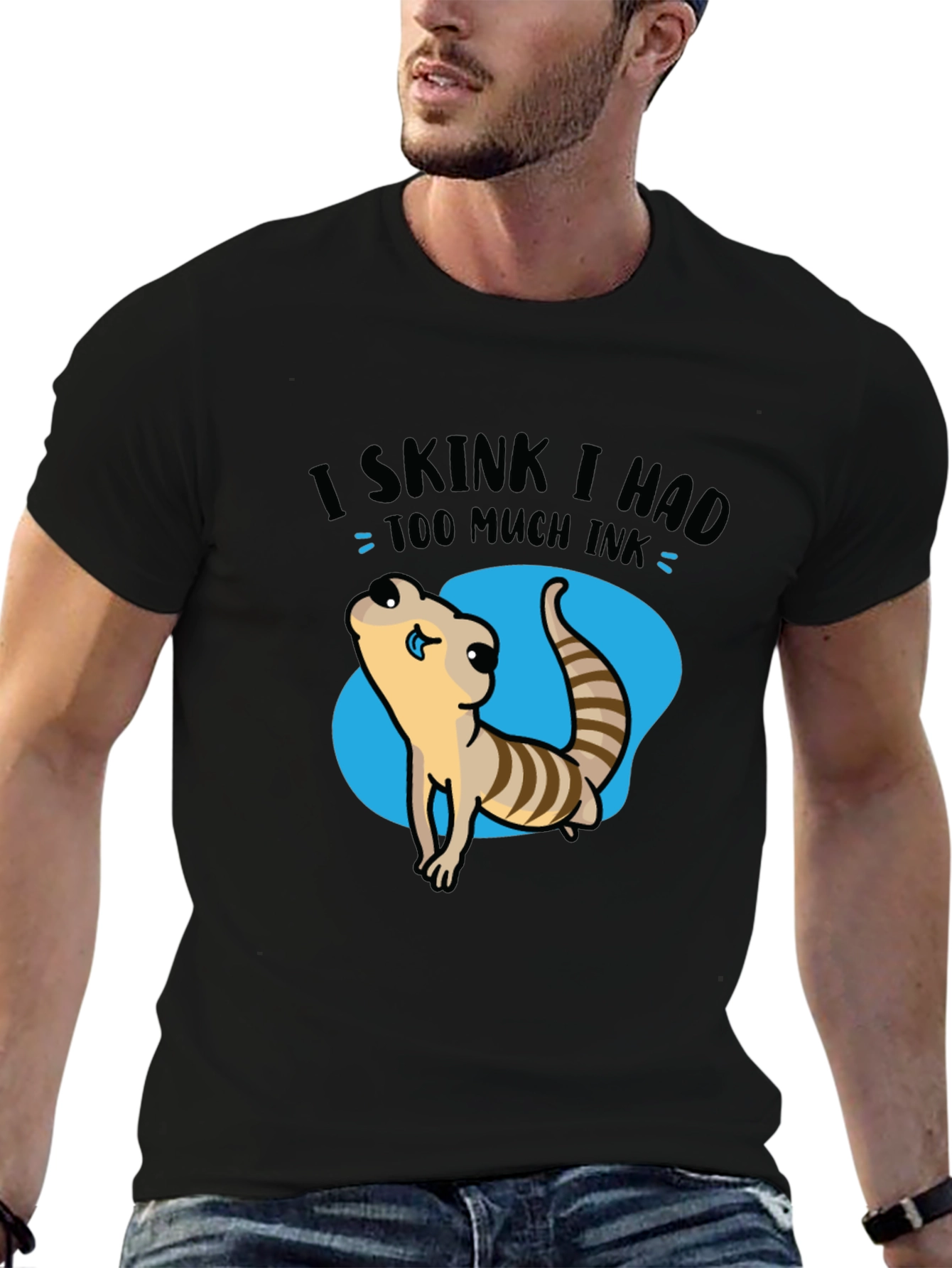 Funny Skink Graphic T-Shirt