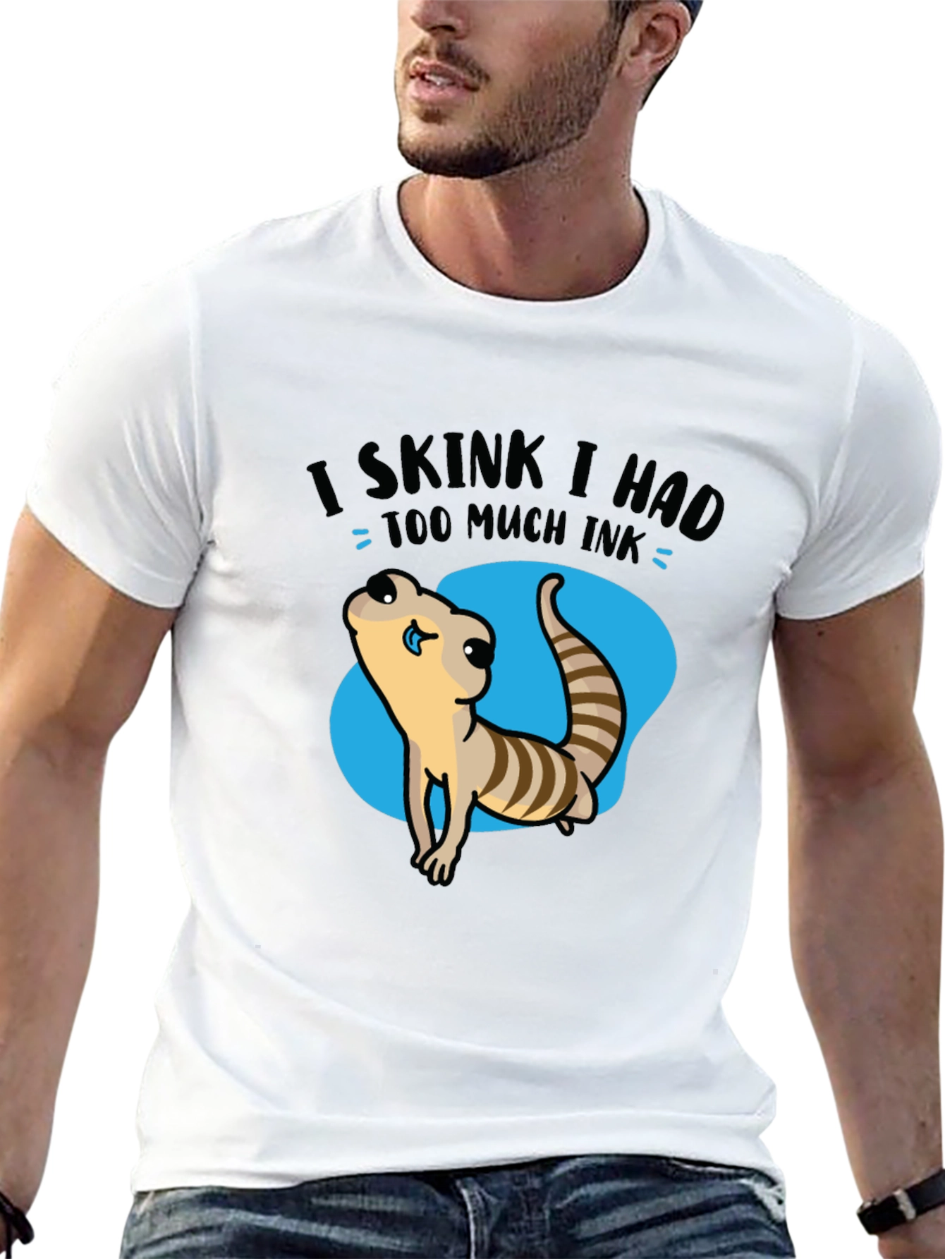 Funny Skink Graphic T-Shirt