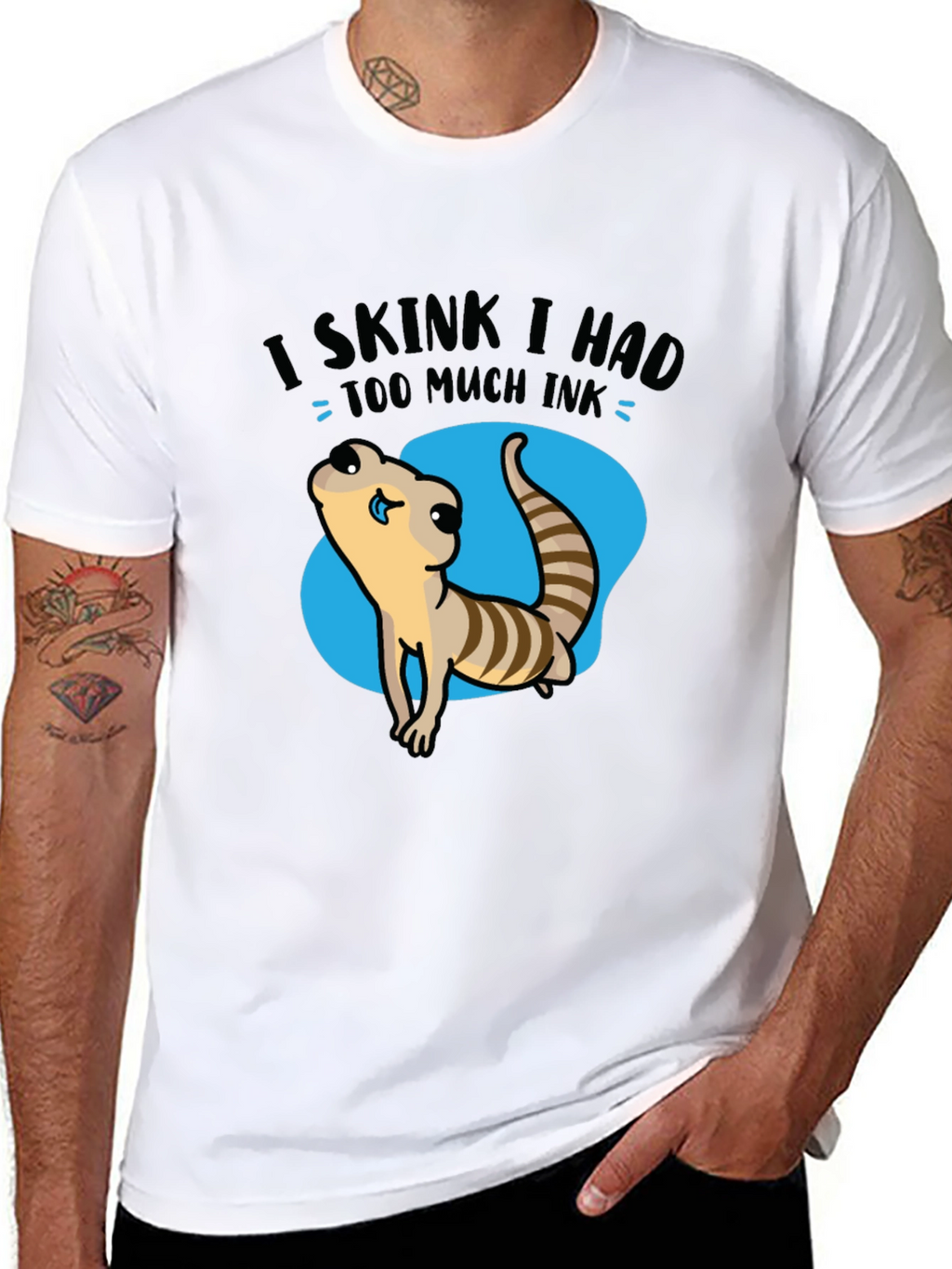 Funny Skink Graphic T-Shirt