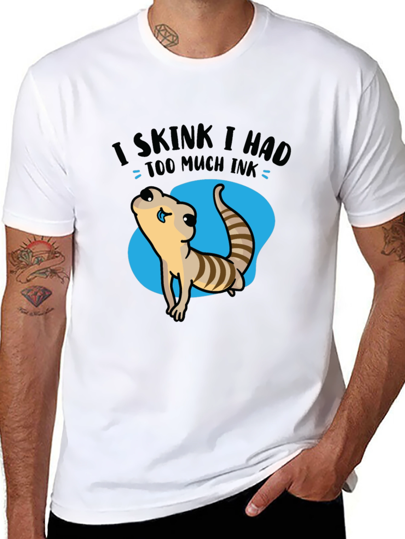 Funny Skink Graphic T-Shirt