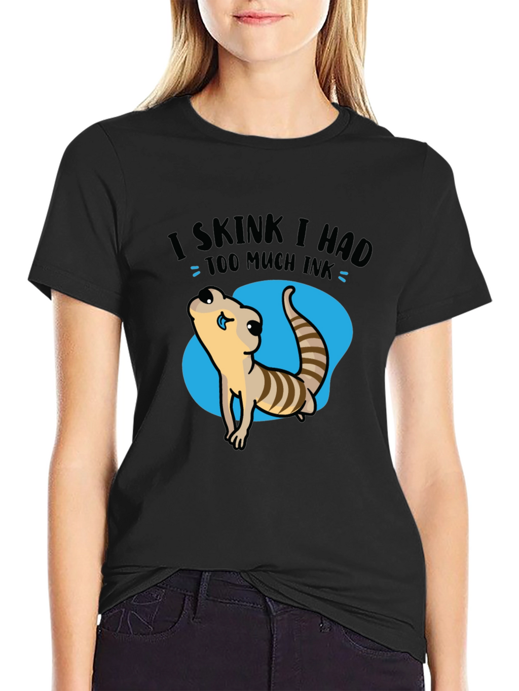Funny Skink Graphic T-Shirt