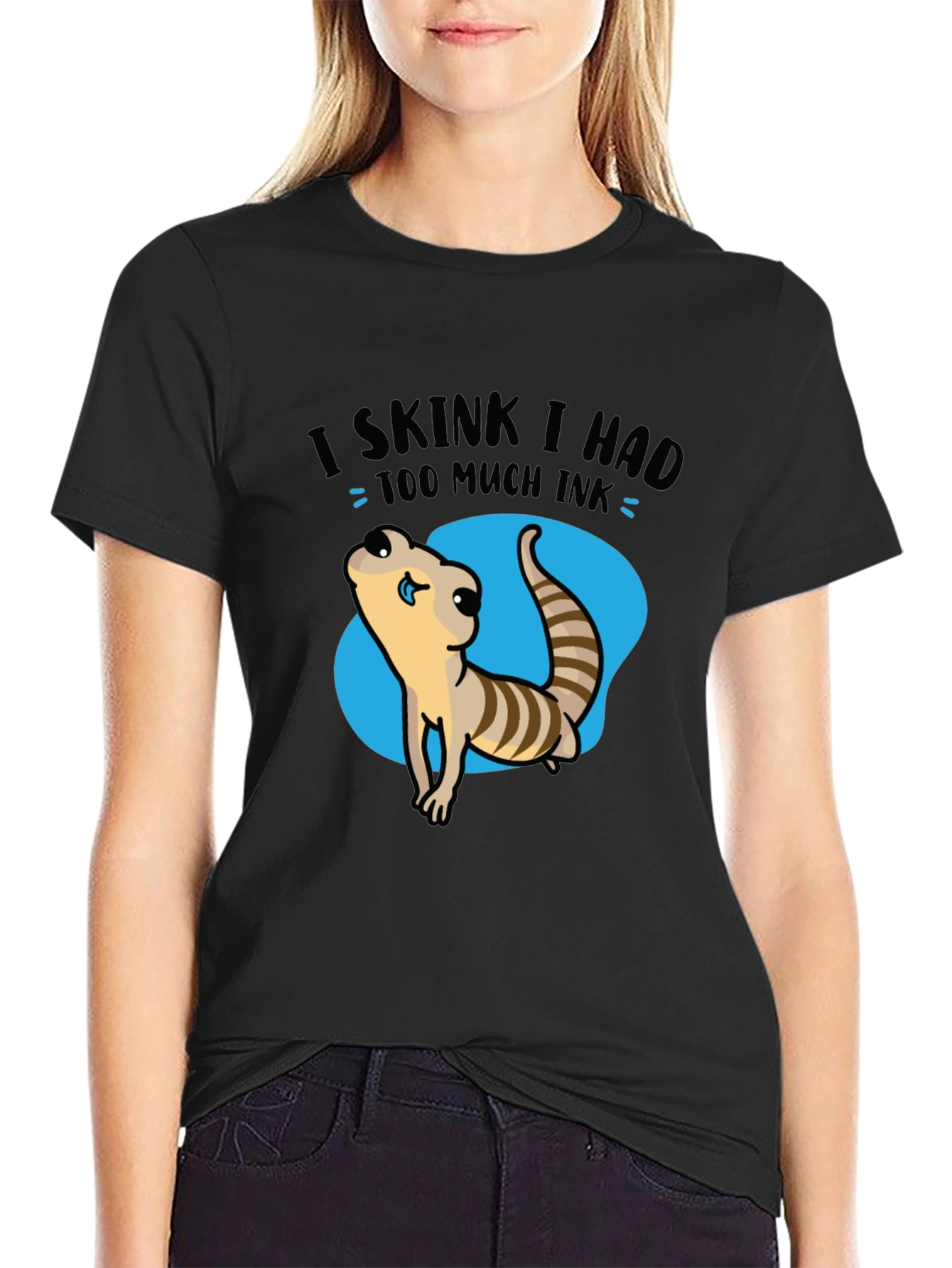 Funny Skink Graphic T-Shirt