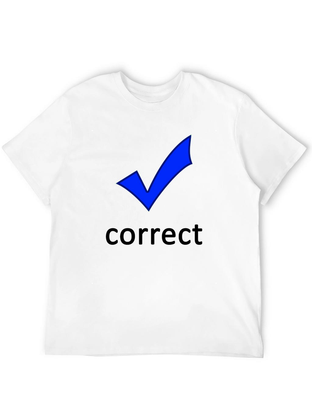 Correct Check Mark T-Shirt - Black
