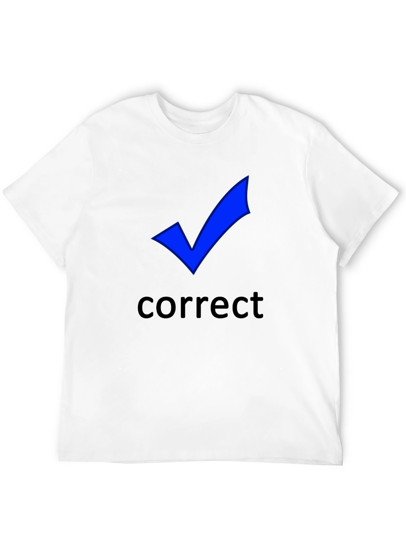 Correct Check Mark T-Shirt - Black