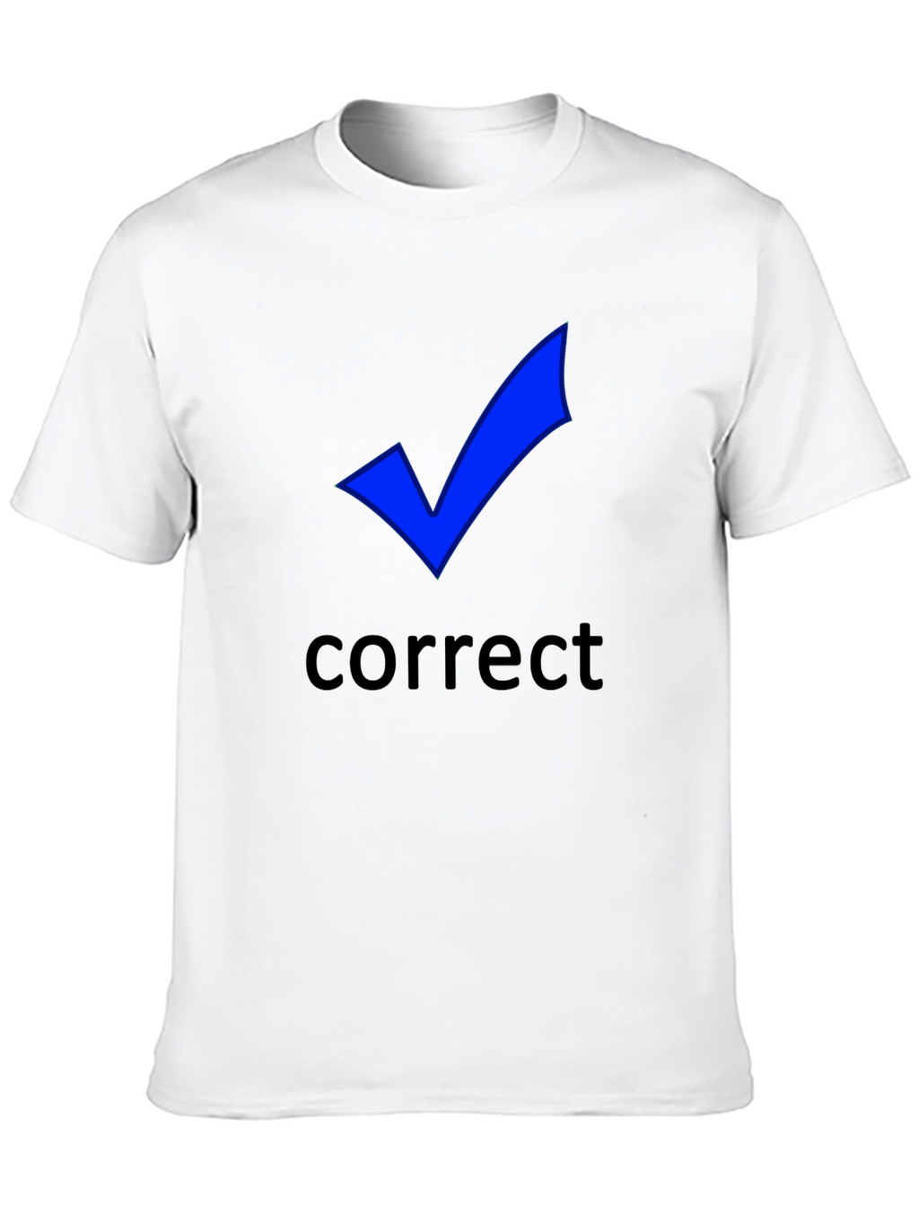Correct Check Mark T-Shirt - Black